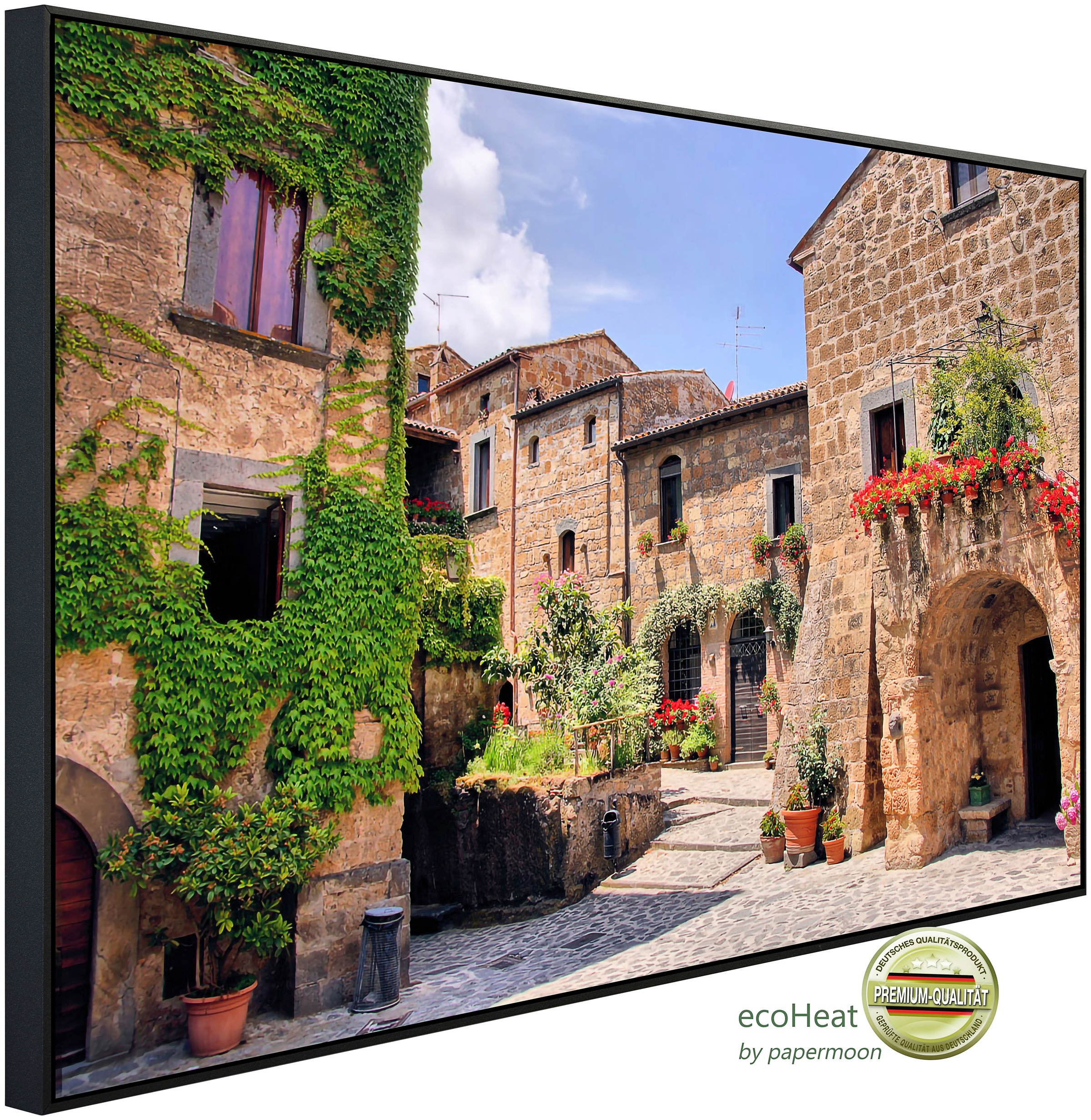 Papermoon Infrarotheizung »Italienisches altes Dorf«, sehr angenehme Strahl günstig online kaufen