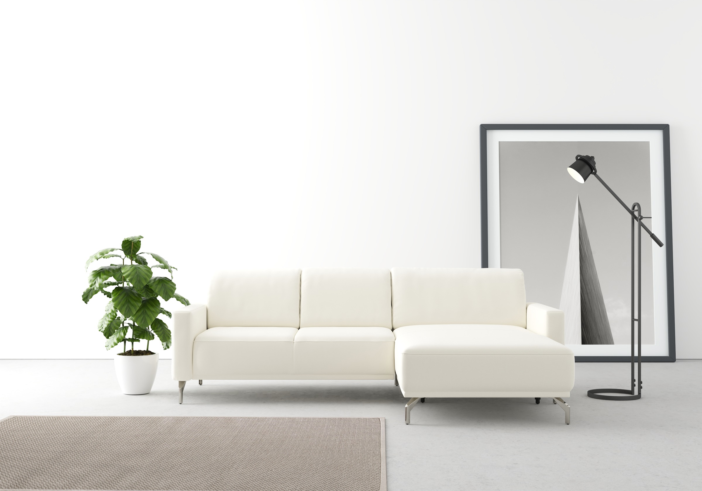 sit&more Ecksofa »Bailando L-Form«, wahlweise mit Kopfteilverstellung und V günstig online kaufen