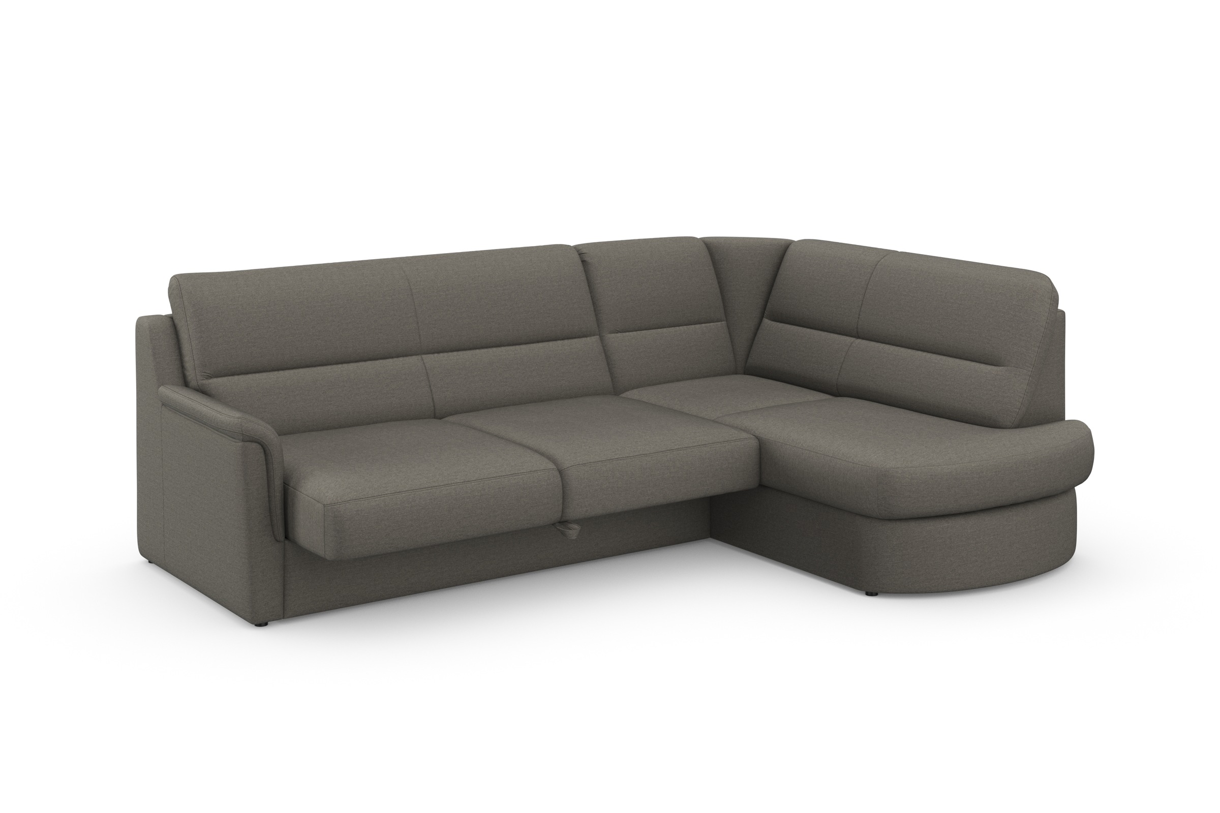 sit&more Ecksofa »Panini L-Form«, wahlweise mit Vorziehsitz und Bettkasten