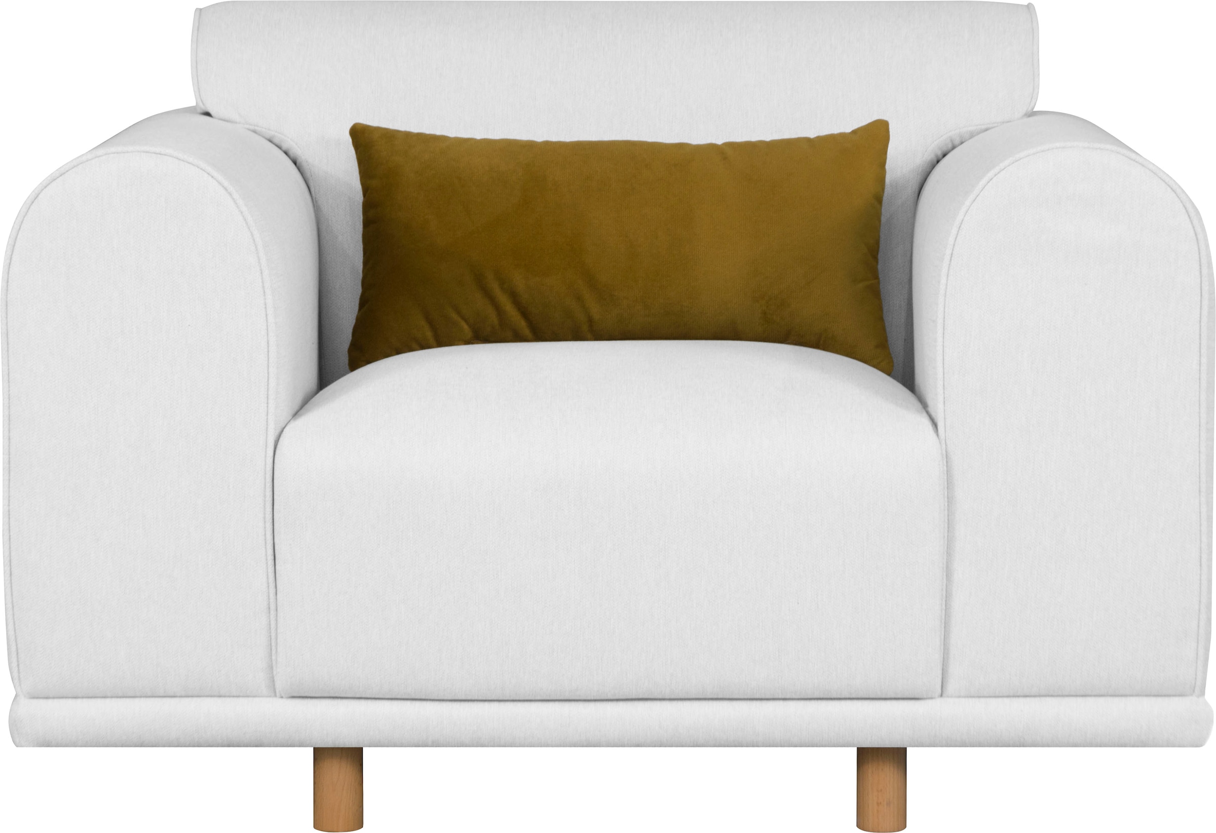 andas Loveseat »Maroon Sessel«, in skandinavischem Design, mit losem Kissen günstig online kaufen
