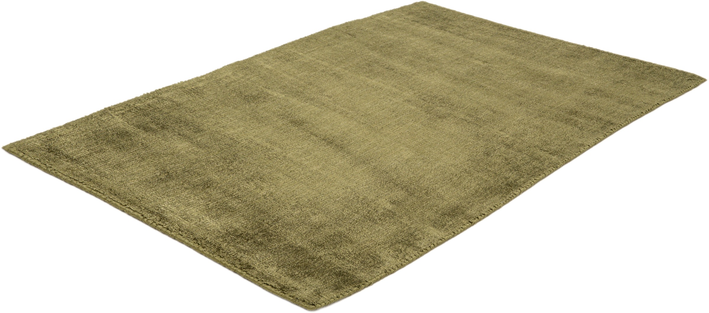 TOM TAILOR HOME Teppich »Shine uni«, rechteckig, 8 mm Höhe, Handweb Teppich, 100% Viskose, handgewebt, mit elegantem Schimmer