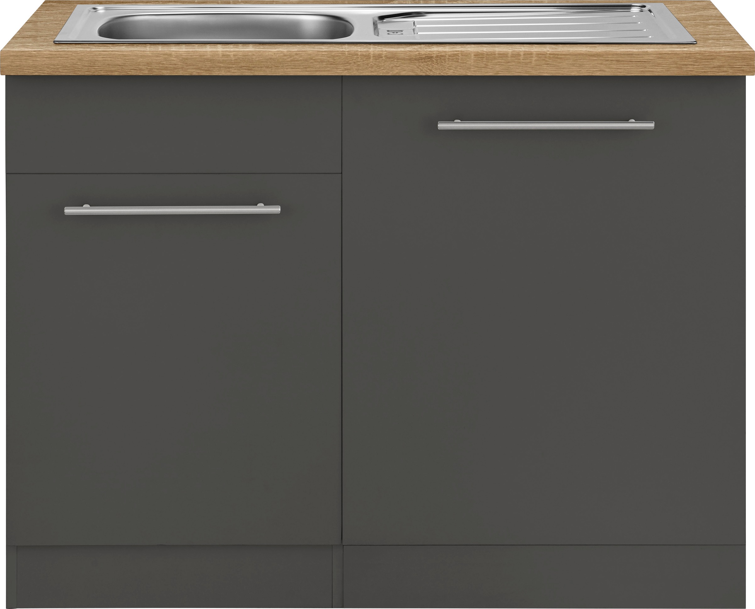 wiho Küchen Spülenschrank »Unna«, 110 cm breit, inkl. Tür/Sockel/Griff für  Geschirrspüler online bestellen | Spülenschränke