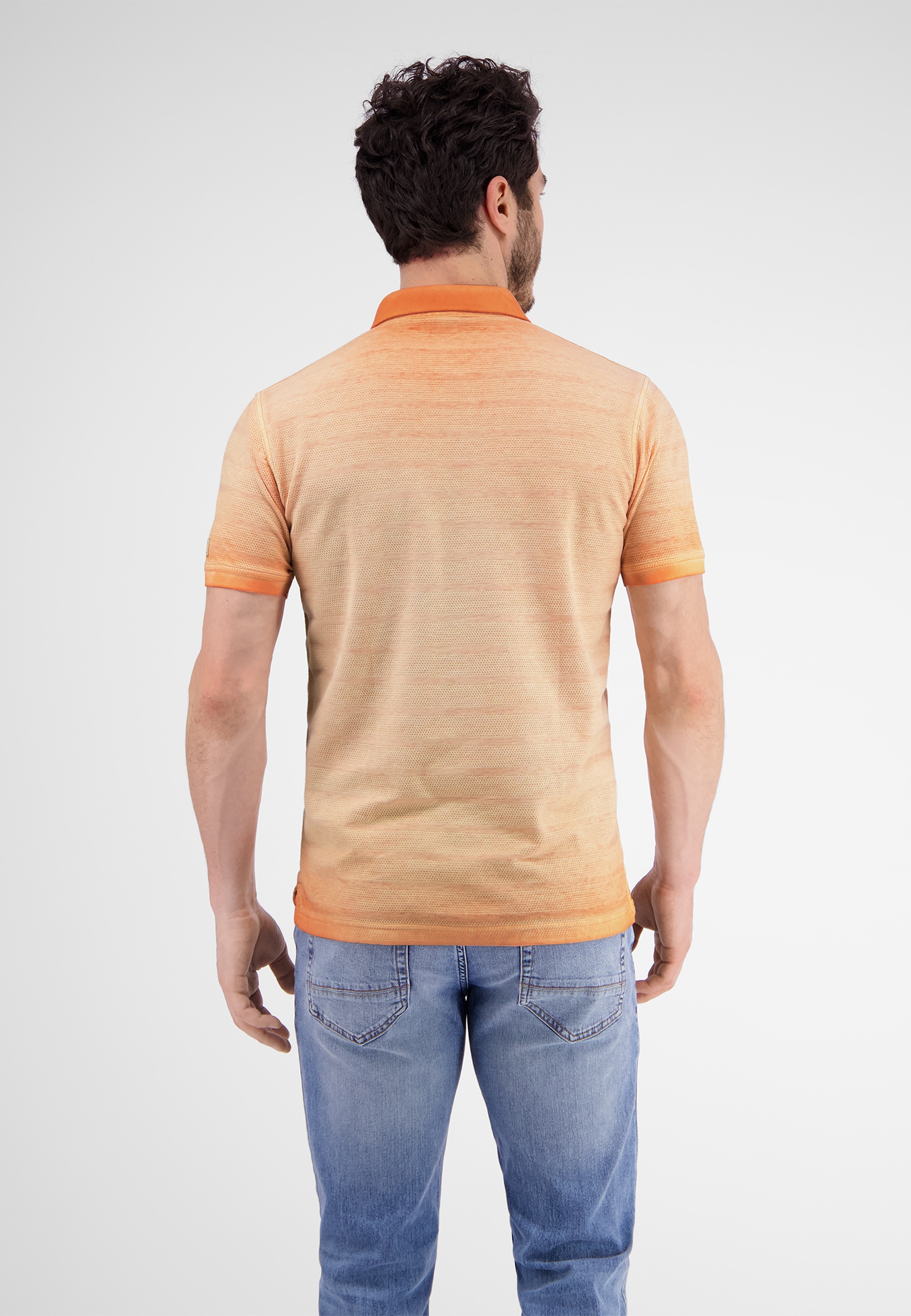 LERROS Poloshirt »LERROS Poloshirt, gestreift in Strukturqualität«