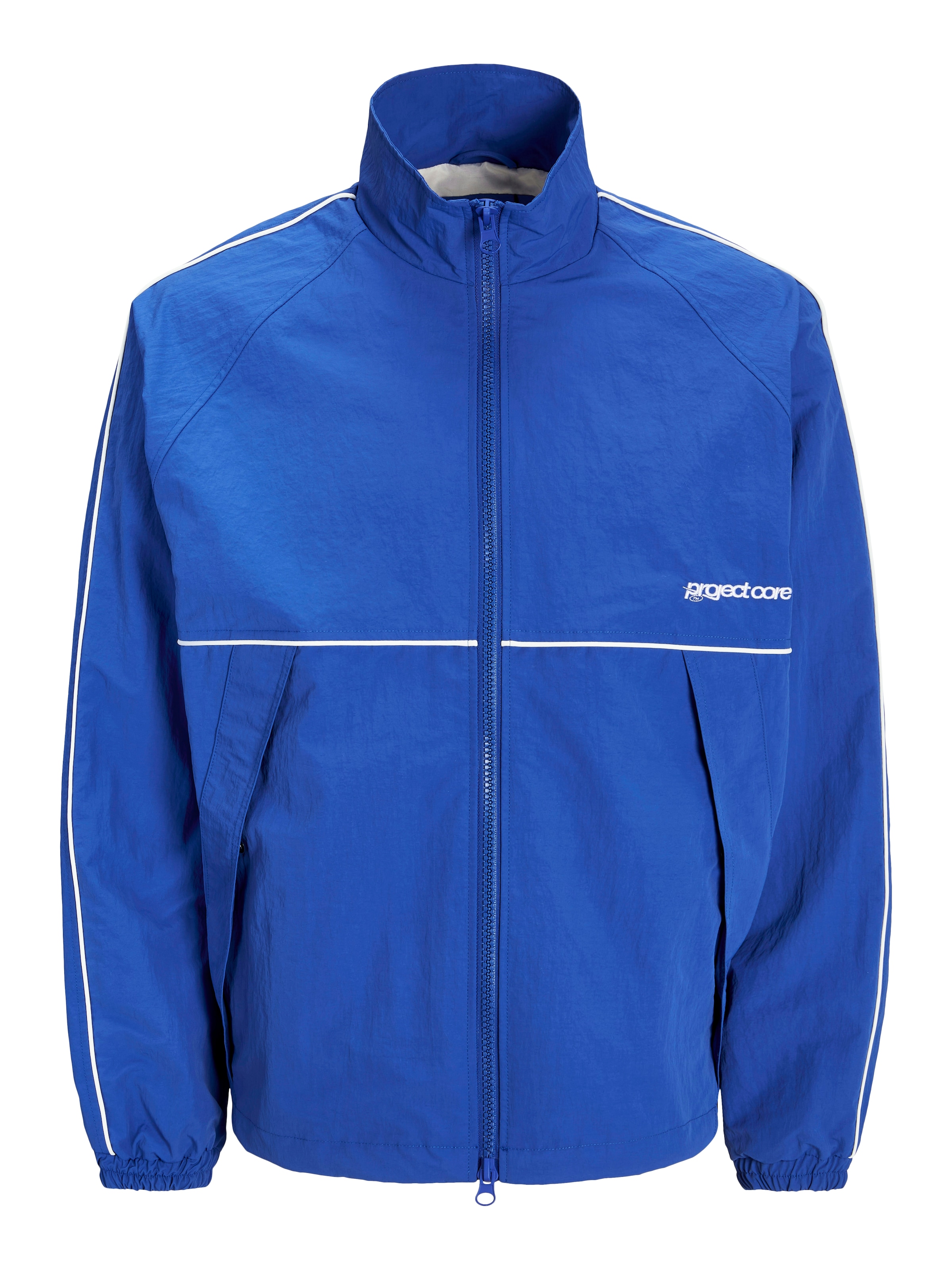 Jack & Jones Outdoorjacke »JCOUNION TRACK JACKET SN«, ohne Kapuze, Mit stylischem Print