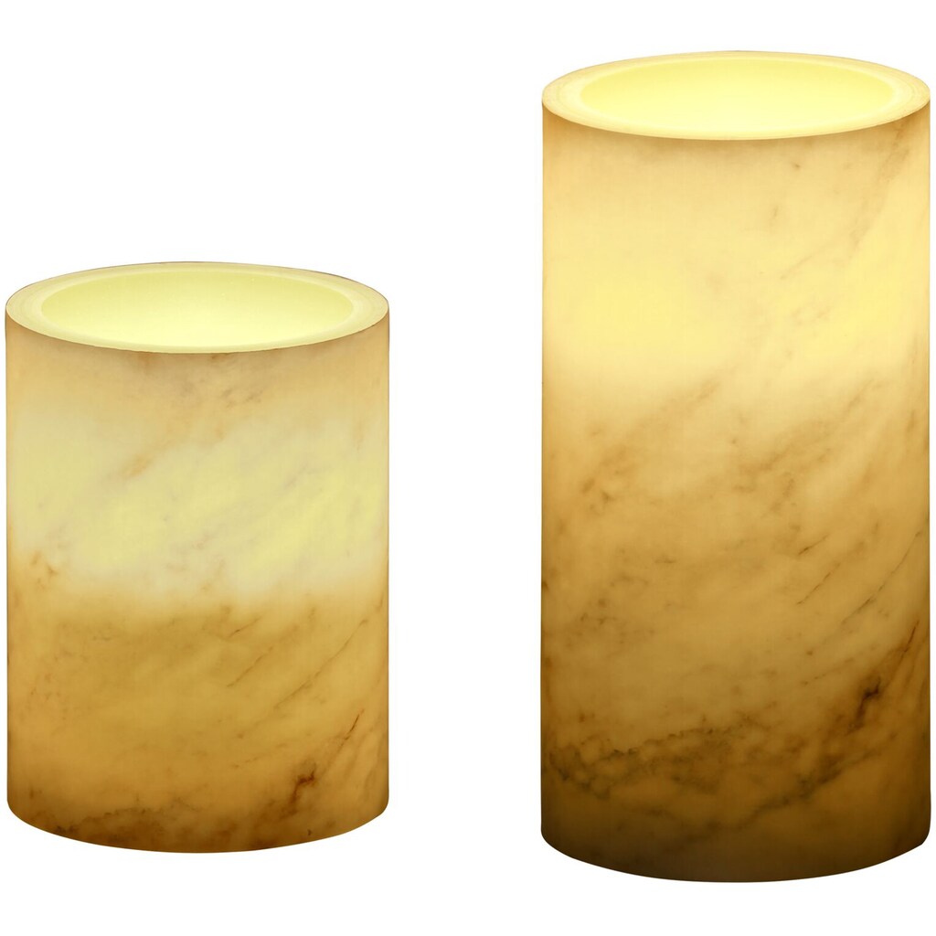 Pauleen LED-Kerze »Cosy Marble Candle Wachskerze«