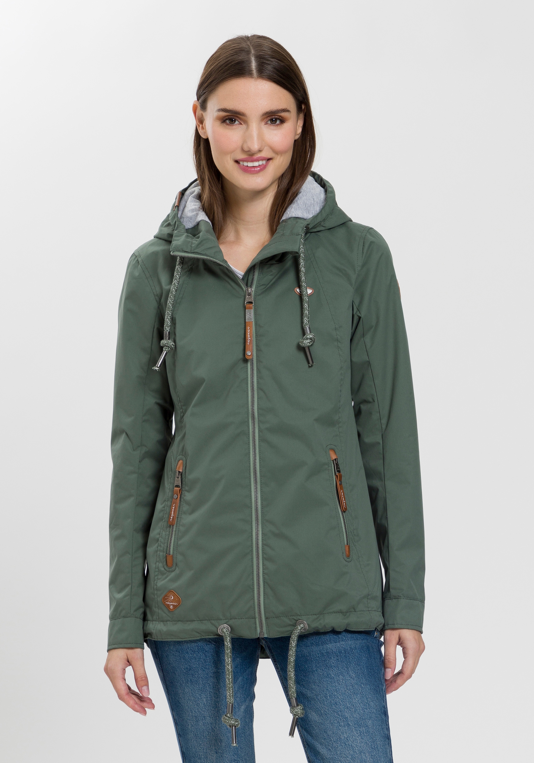 Ragwear Funktionsjacke »ZUZKA«, mit Kapuze, stylische Übergangs-Outdoor-Jacke Water repellent coating