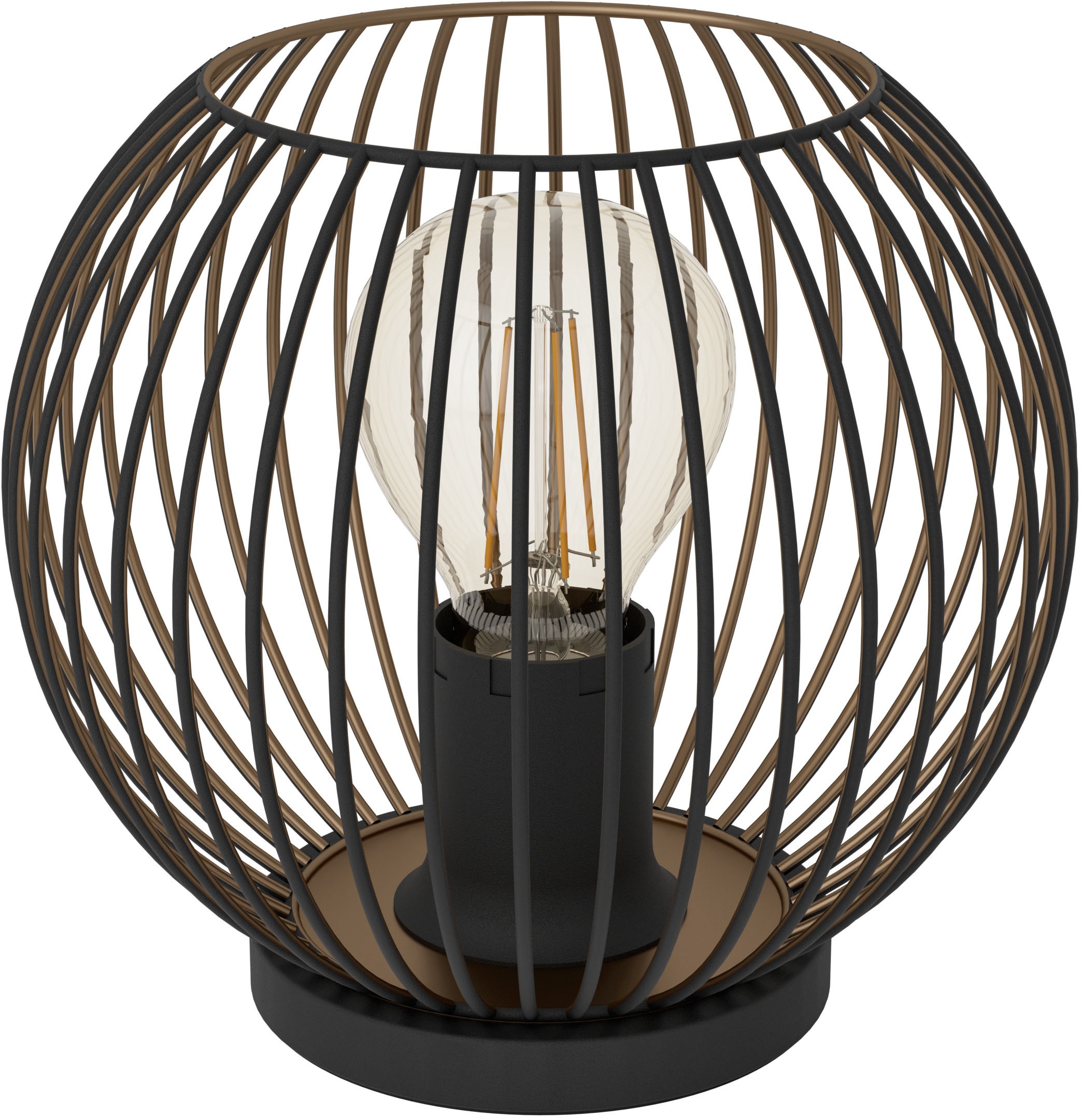 EGLO Tischleuchte »ALMANZORA Tischlampe - Stahl - E27 - 1X60W - IP20« E27 1 günstig online kaufen