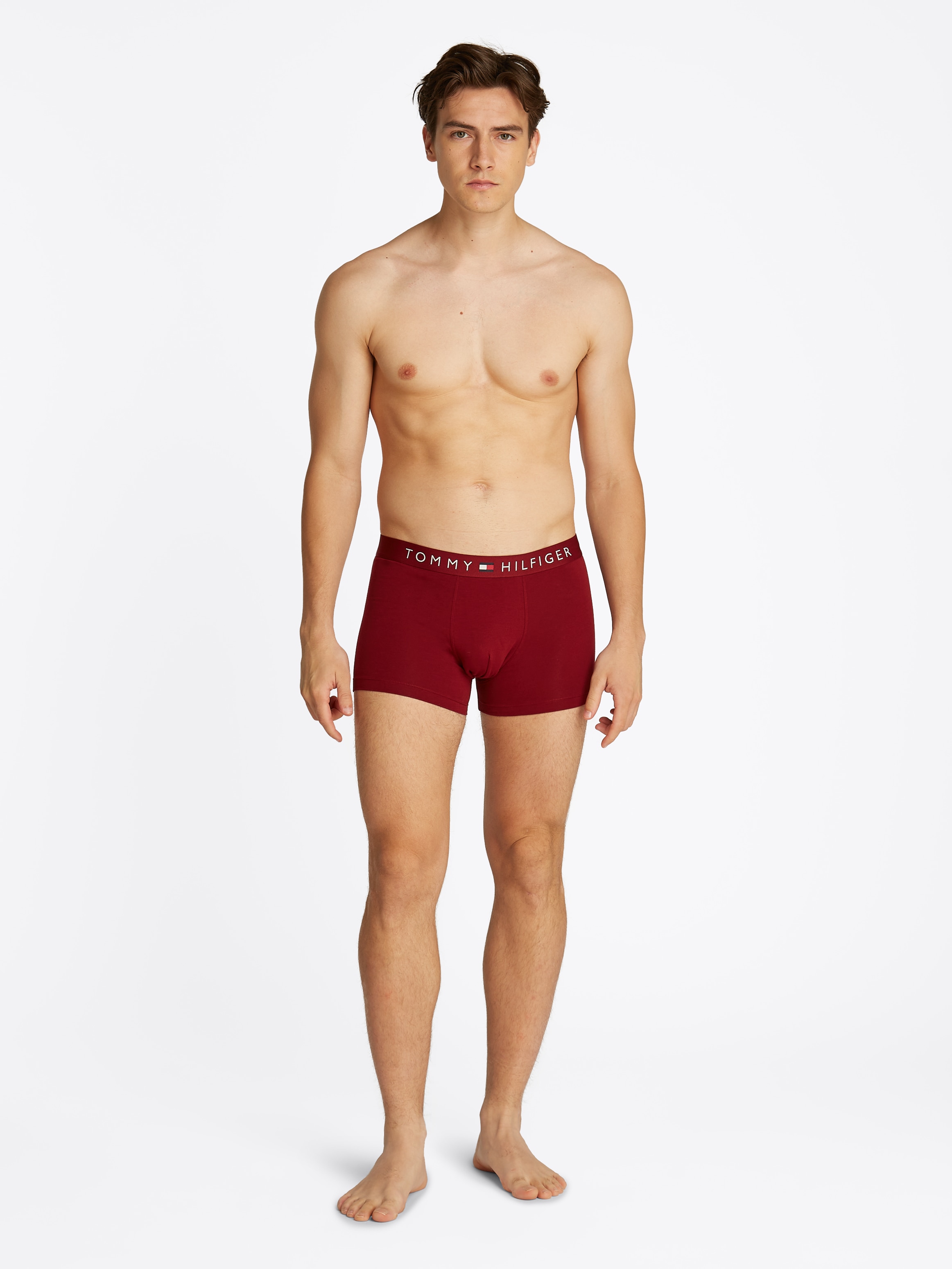 Tommy Hilfiger Underwear Trunk »3P TRUNK DTM«, (Packung, 3 St., 3er), mit Logobund