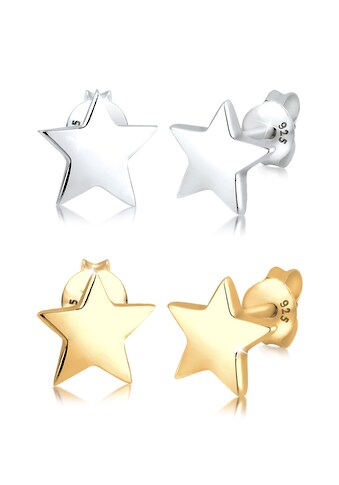 Elli Ohrring-Set »Set Sterne Star Astro Bi-Color 925 Sterling Silber« kaufen