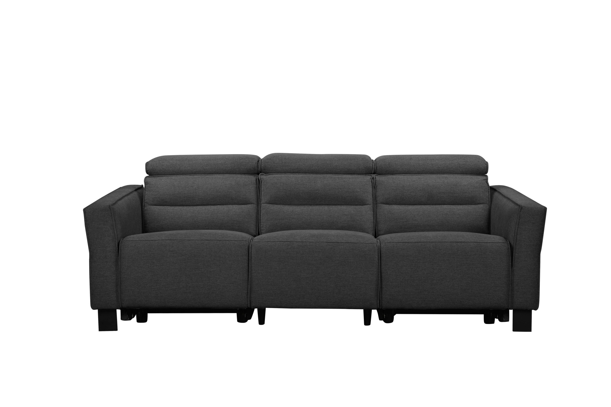 Places of Style 3-Sitzer »Carpari, 224cm, manuelle od. elektrische Relaxfunktion in 2 Sitzen«, mit USB-A/C, Kopfteilverstellung, Echtleder, Kunstleder, Webstoff