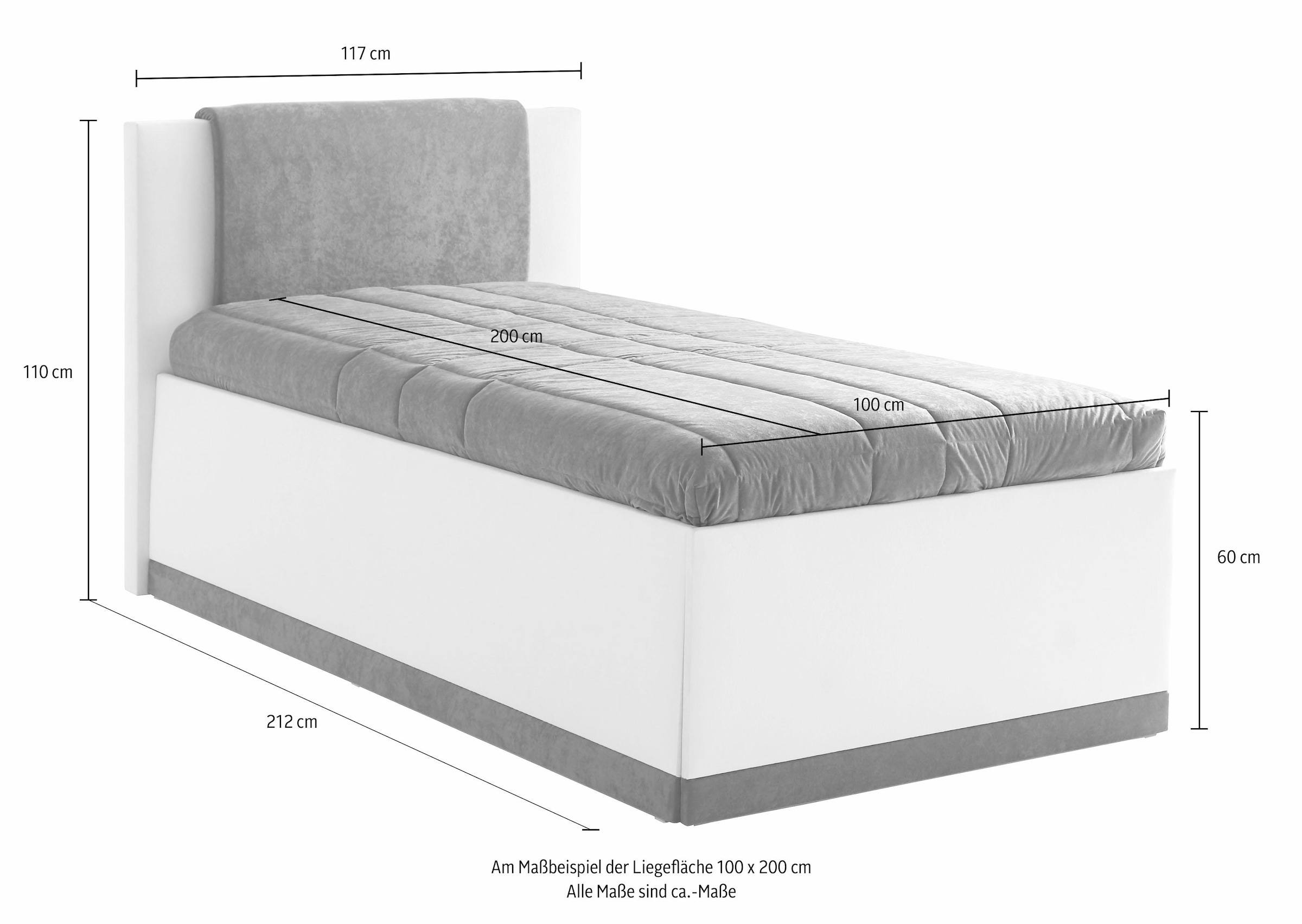 4. Bild von Westfalia Schlafkomfort Polsterbett, mit Bettkasten und Tagesdecke