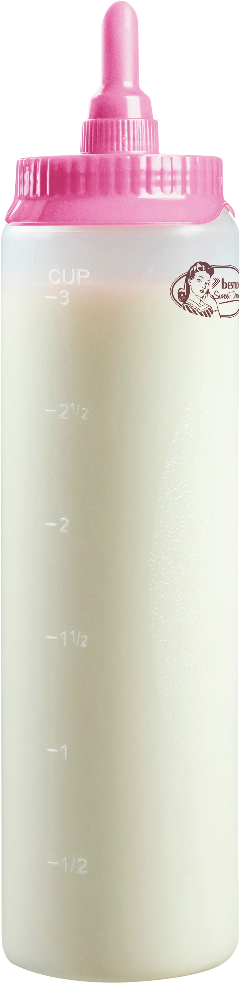 bestron Teigportionierer »ABOTTLE«, (1 tlg.), mit Skala, Teigdosierer für 700 ml