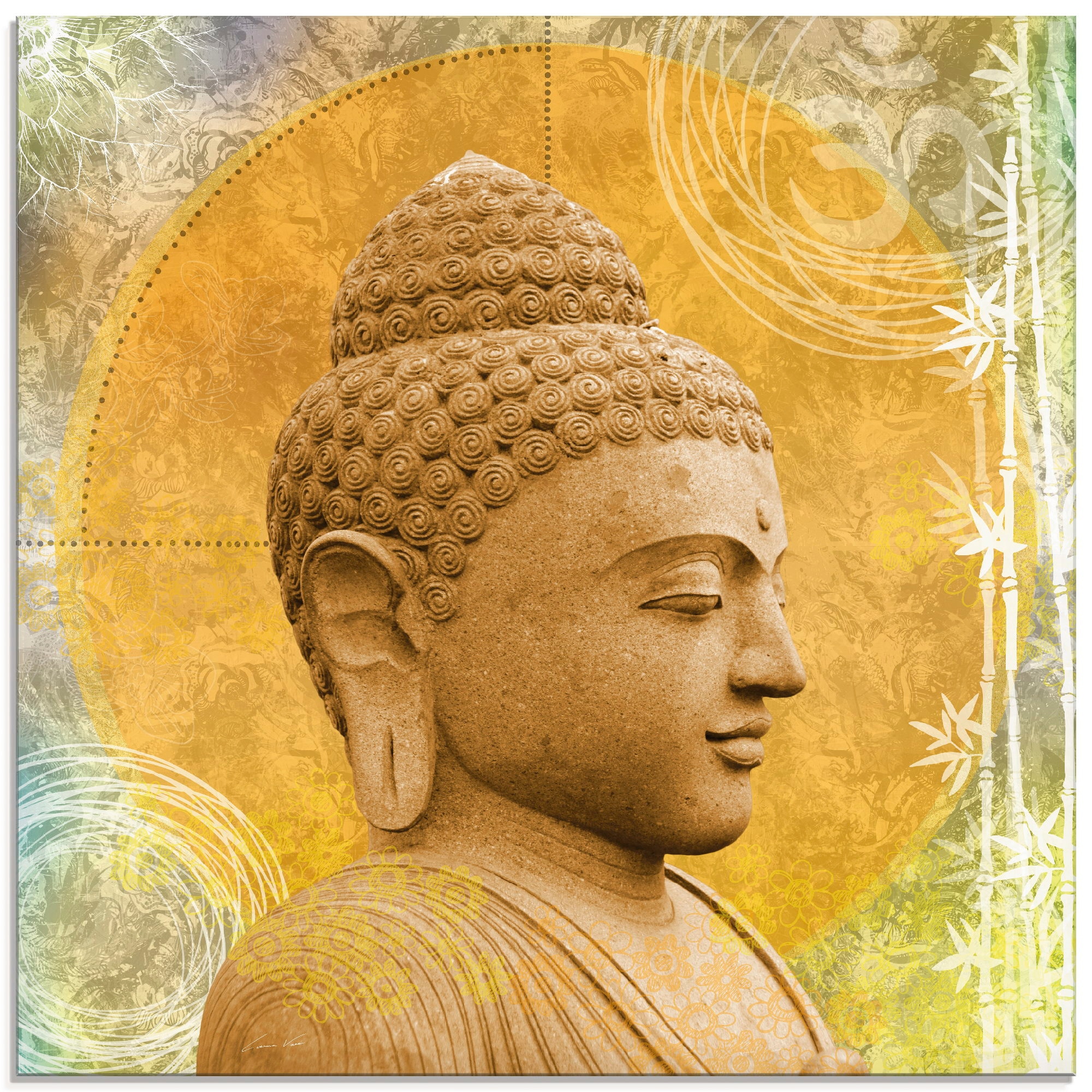 Artland Glasbild »Buddha II«, Spa, (1 St.), in verschiedenen Größen günstig online kaufen