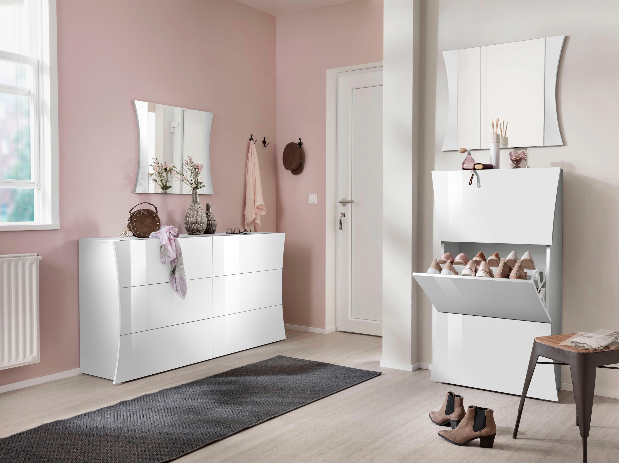 INOSIGN Schuhschrank »Arco«, Frontbreite 60-71 cm