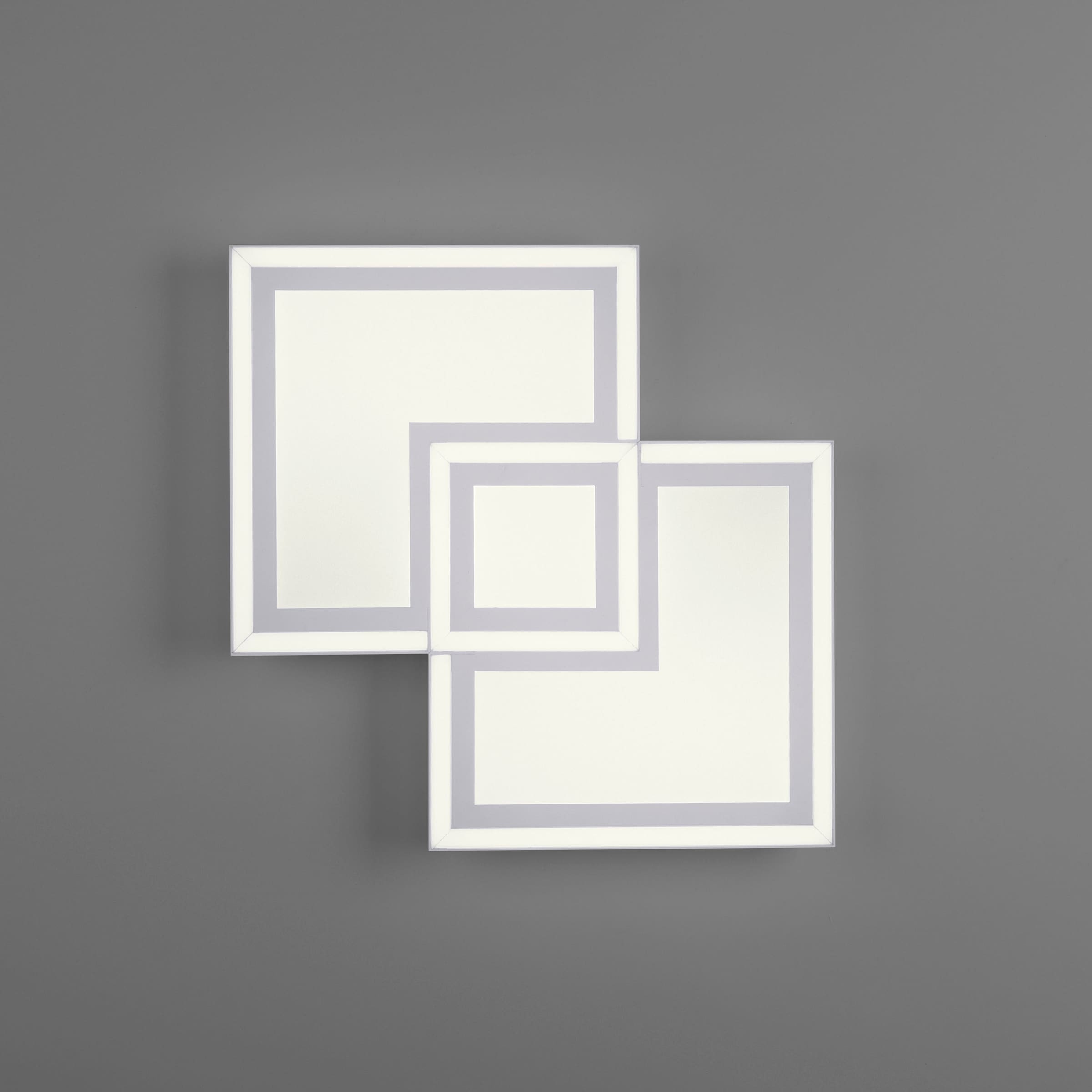 JUST LIGHT LED Deckenleuchte »BEDGING« LED-Board 1 Stk. Warmweiß