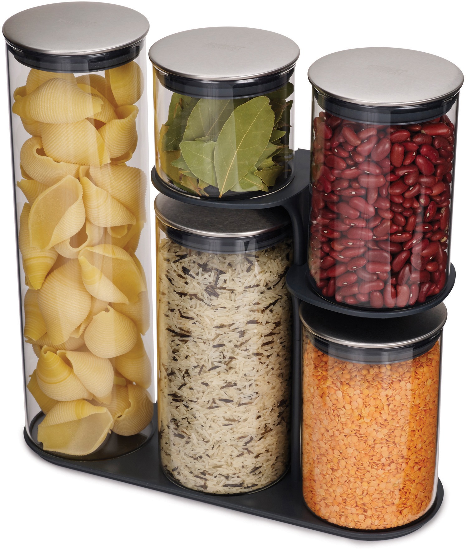Joseph Joseph Vorratsdose »Podium 100« Set, 5 Stk. tlg. Borosilikatglas, 1 günstig online kaufen