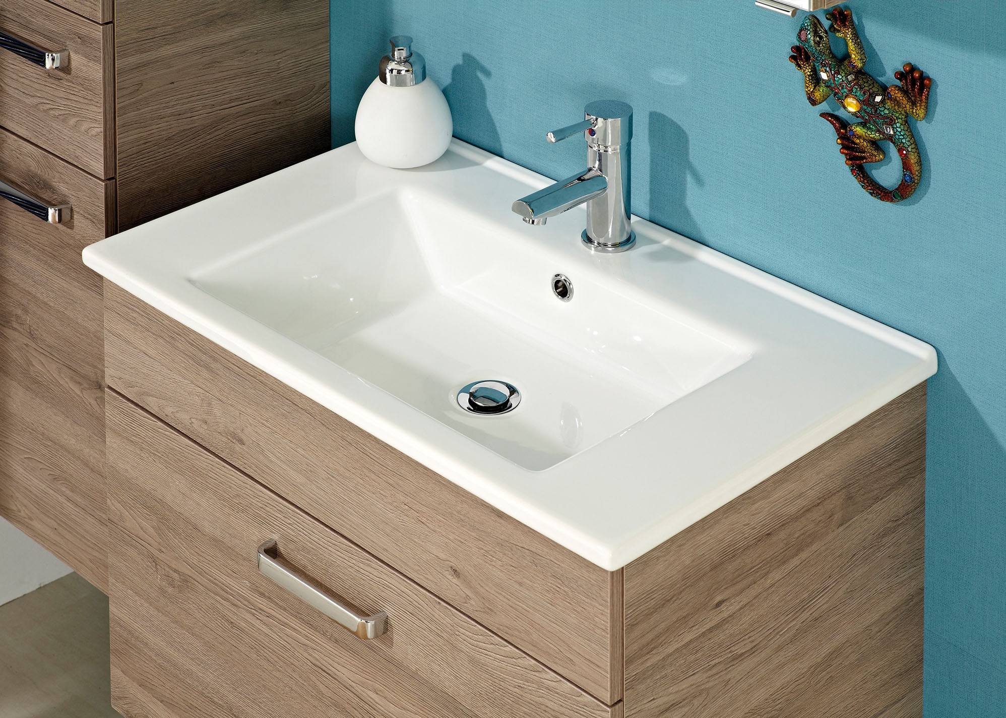 Saphir Badmöbel-Set »4-teilig,  mit Spiegelschrank« Set, 4 Stk. tlg.