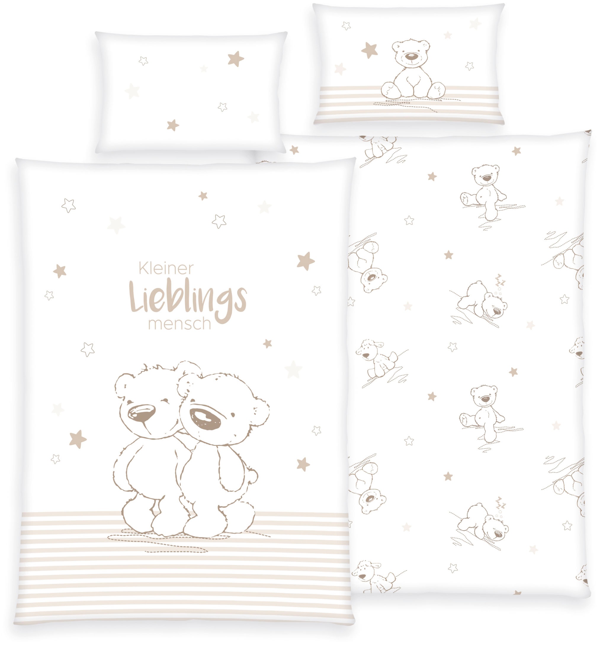 Lüttenhütt Kinderbettwäsche »Kleiner Liebling in Gr. 100x135 und 135x200 cm günstig online kaufen