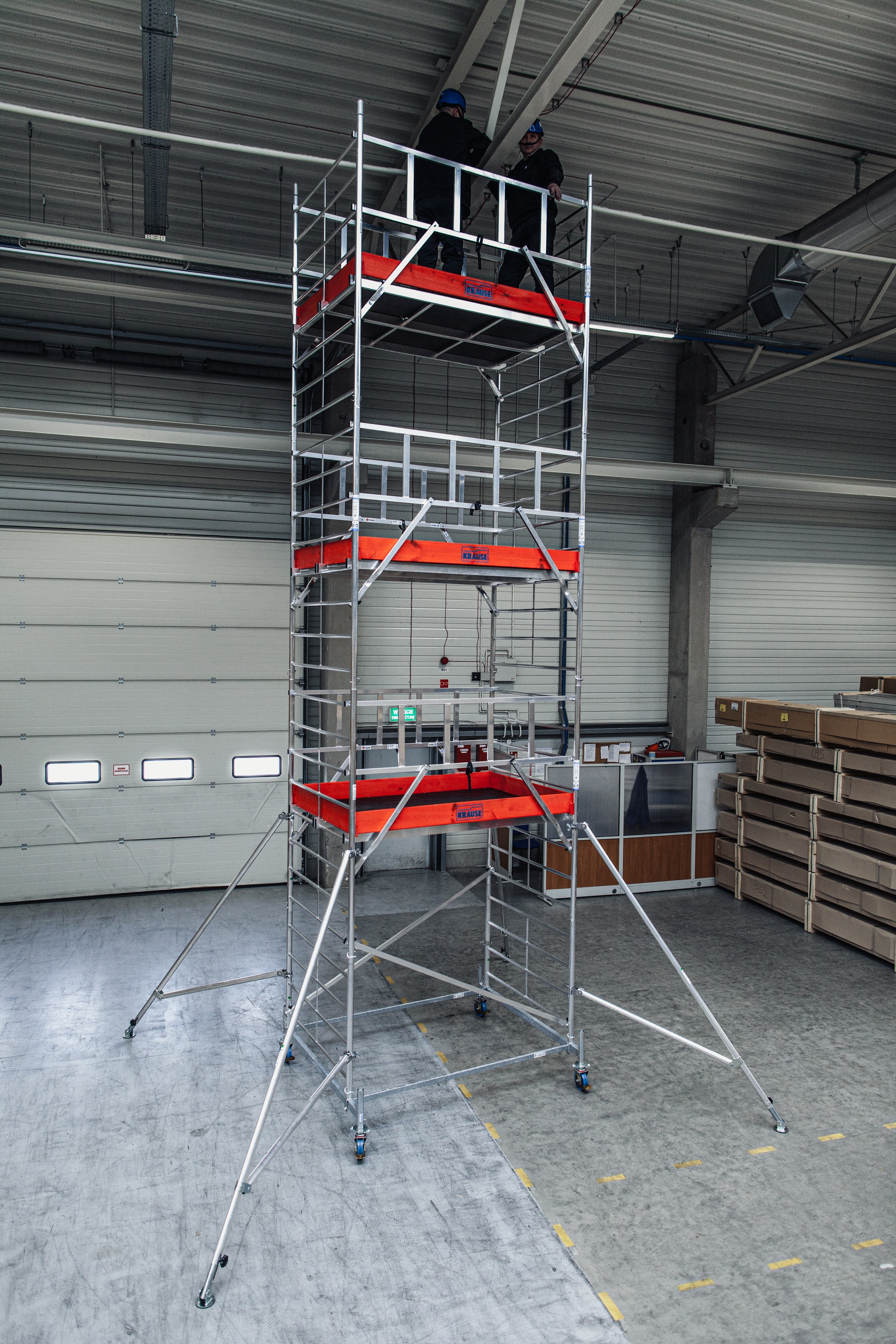 KRAUSE Fahrgerüst »ProTec XXL Breitaufbau« Set,  Arbeitshöhe: 8,3 Meter