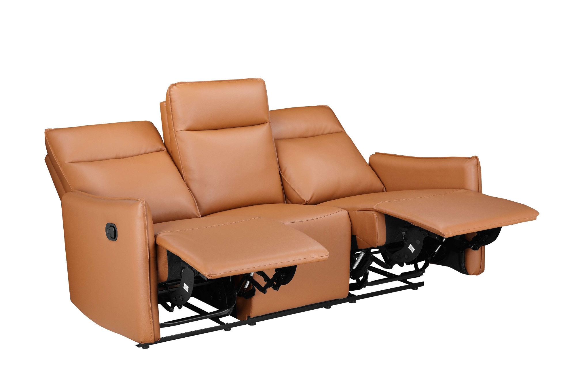 Dorel Home 3-Sitzer »Lugo, Kinosofa mit Reclinerfunktion in Kunstleder und Webstoff«, mit manueller Relaxfunktion in 2 Sitzen