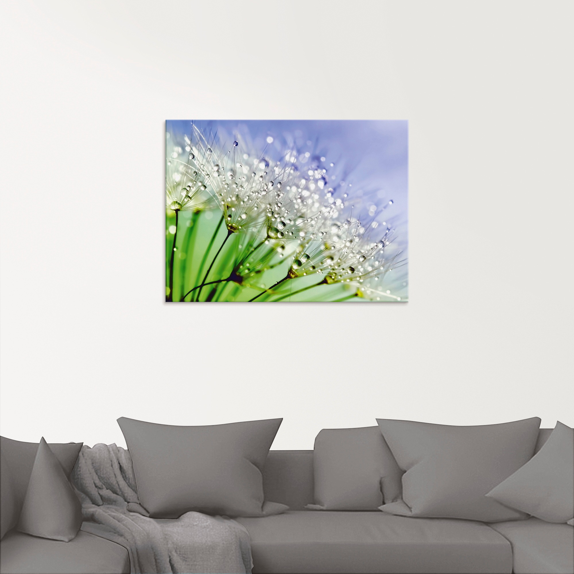 Artland Glasbild »Glitzernde Pusteblume« 1 Stk. tlg. in verschiedenen Größe günstig online kaufen
