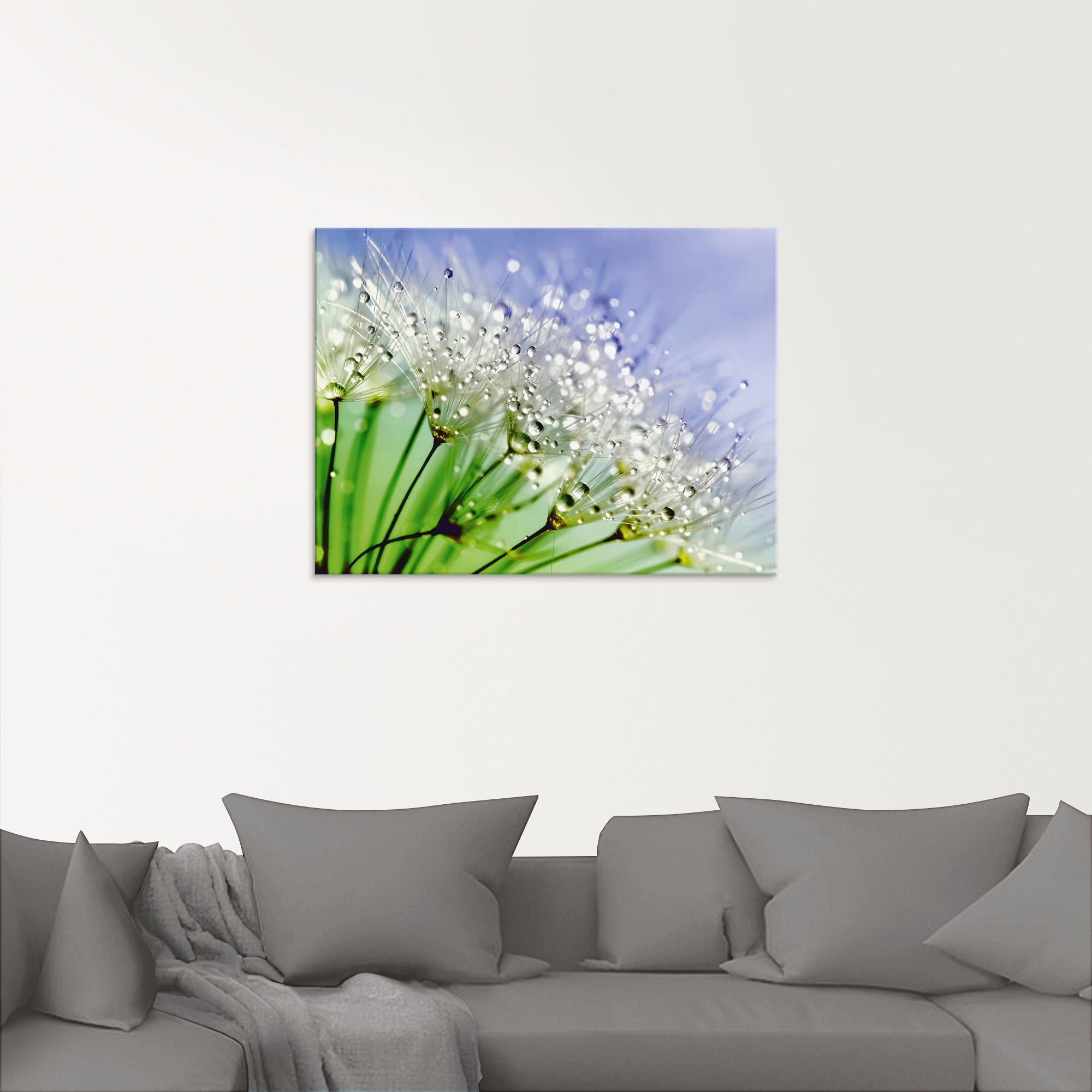 Artland Glasbild "Glitzernde Pusteblume", Blumen, (1 St.), in verschiedenen günstig online kaufen