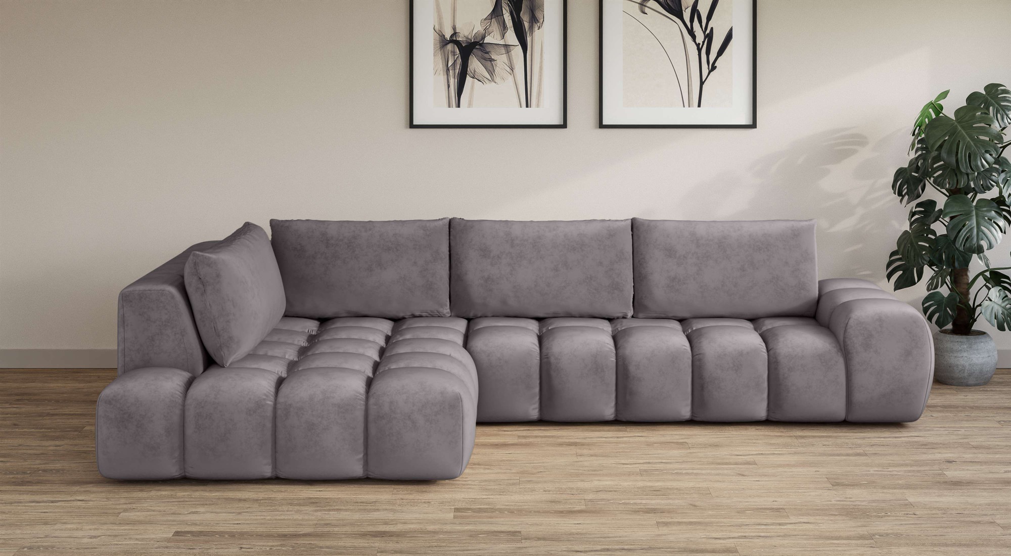 INOSIGN Ecksofa »AZITA klein, L-Form, elegant und bequem Designsofa«, lose günstig online kaufen