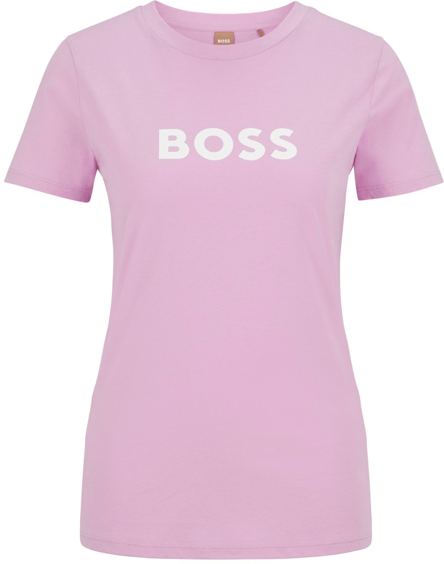 BOSS ORANGE T-Shirt »C_Elogo_5«, (1 tlg.), kaufen BOSS Logoschriftzug Brust auf mit der