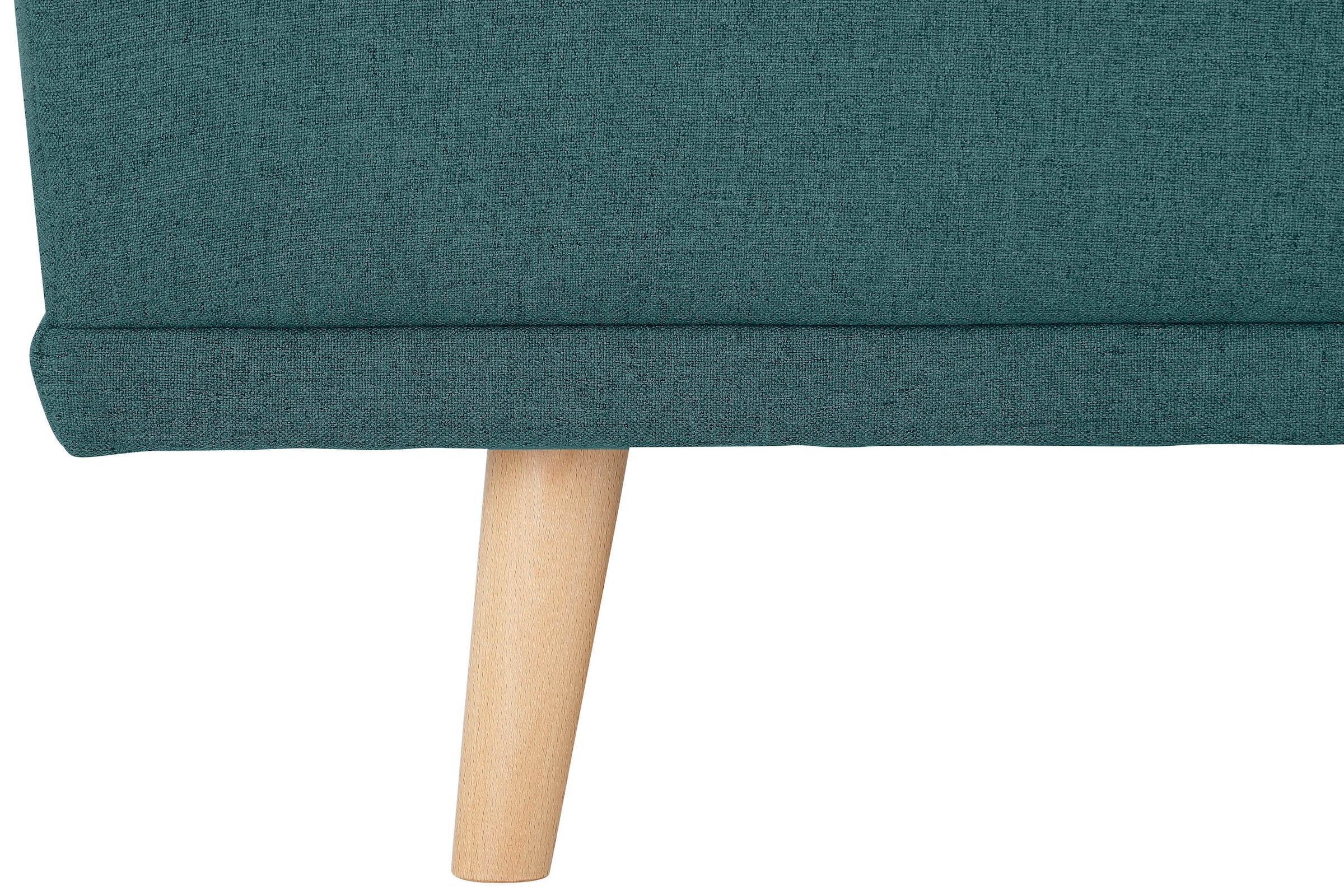 Home affaire Wohnlandschaft »Lasse U-Form«, im scandinavischem Stil mit Holzfüßen