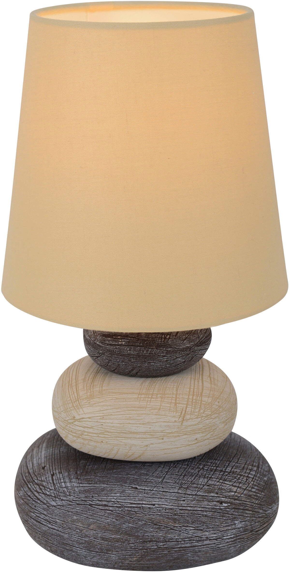 näve LED Tischleuchte »Stoney«, Leuchtmittel E14 | ohne Leuchtmittel, Zuleitung: ca. 130 cm