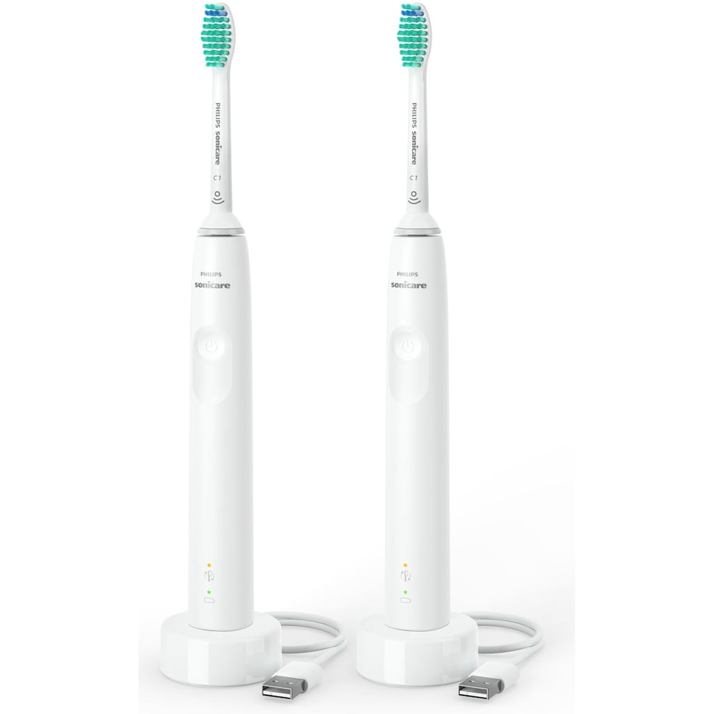 Philips Sonicare Elektrische Zahnbürste »HX3675/13«, 2 St. Aufsteckbürsten