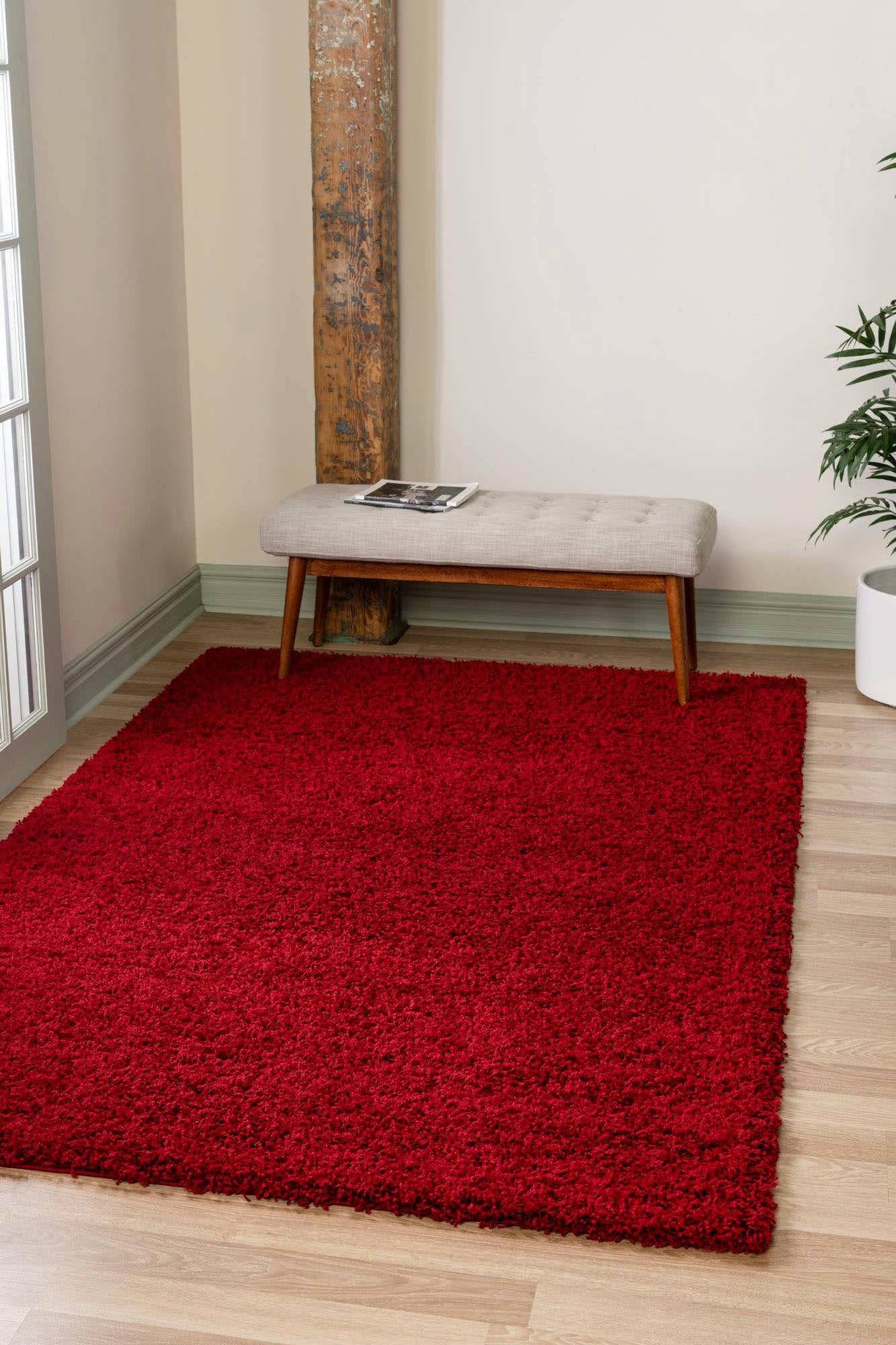 Myflair Möbel & Accessoires Hochflor-Teppich »Shaggy Shag, LAGERRÄUMUNG!«, rechteckig, 38 mm Höhe, gewebt, Uni Farben, ideal im Wohnzimmer & Schlafzimmer