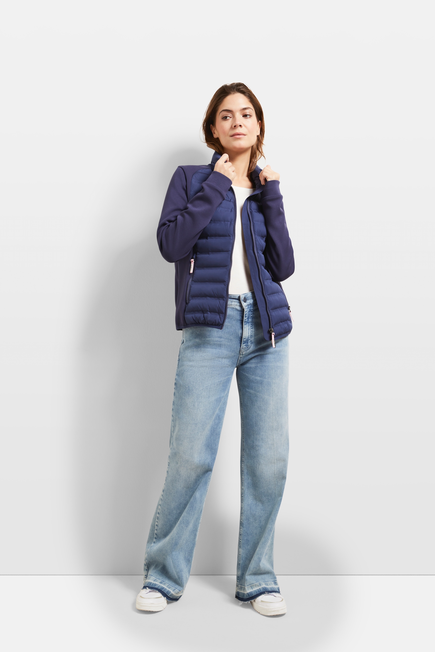 bugatti Blouson, ohne Kapuze, mit femininem Stehkragen