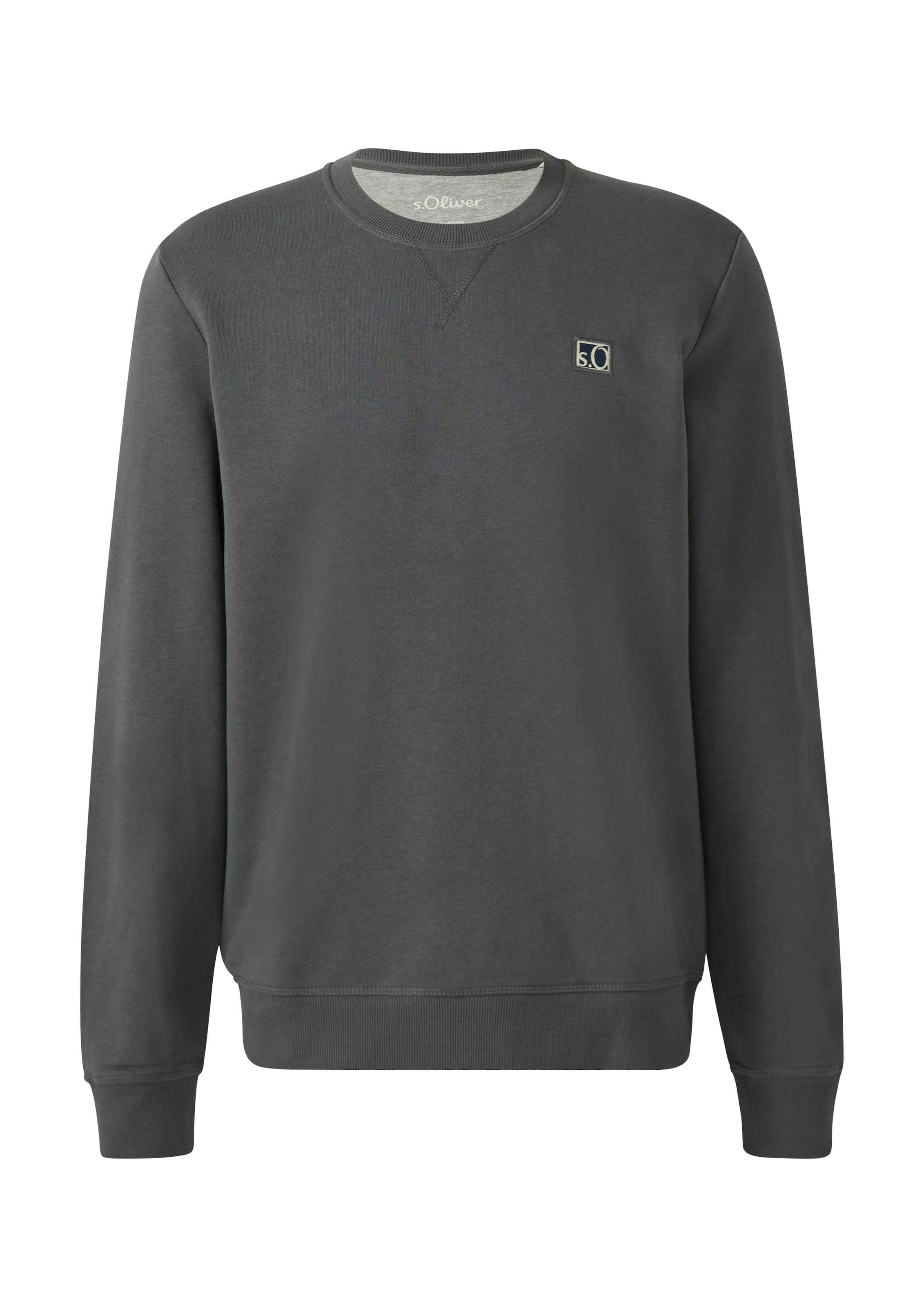 s.Oliver Sweatshirt, mit Logo Stickerei