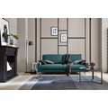 hülsta sofa 2-Sitzer »hs.450«, Armlehne niedrig, Breite 164 cm, Fuß Chromspange, Stoff oder Leder