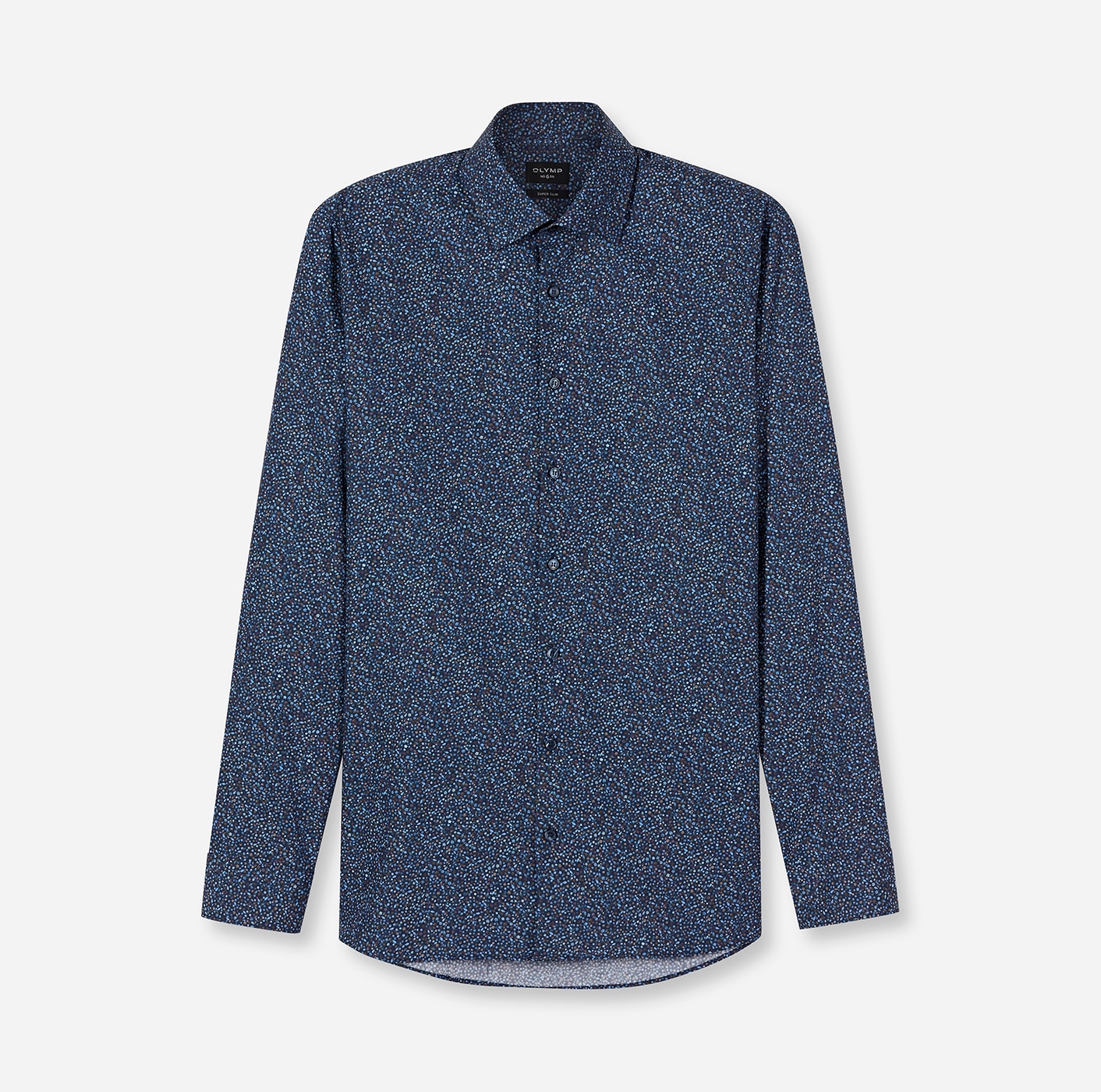 OLYMP Langarmhemd »No. 6« Businesshemd, super slim, New York Kentkragen