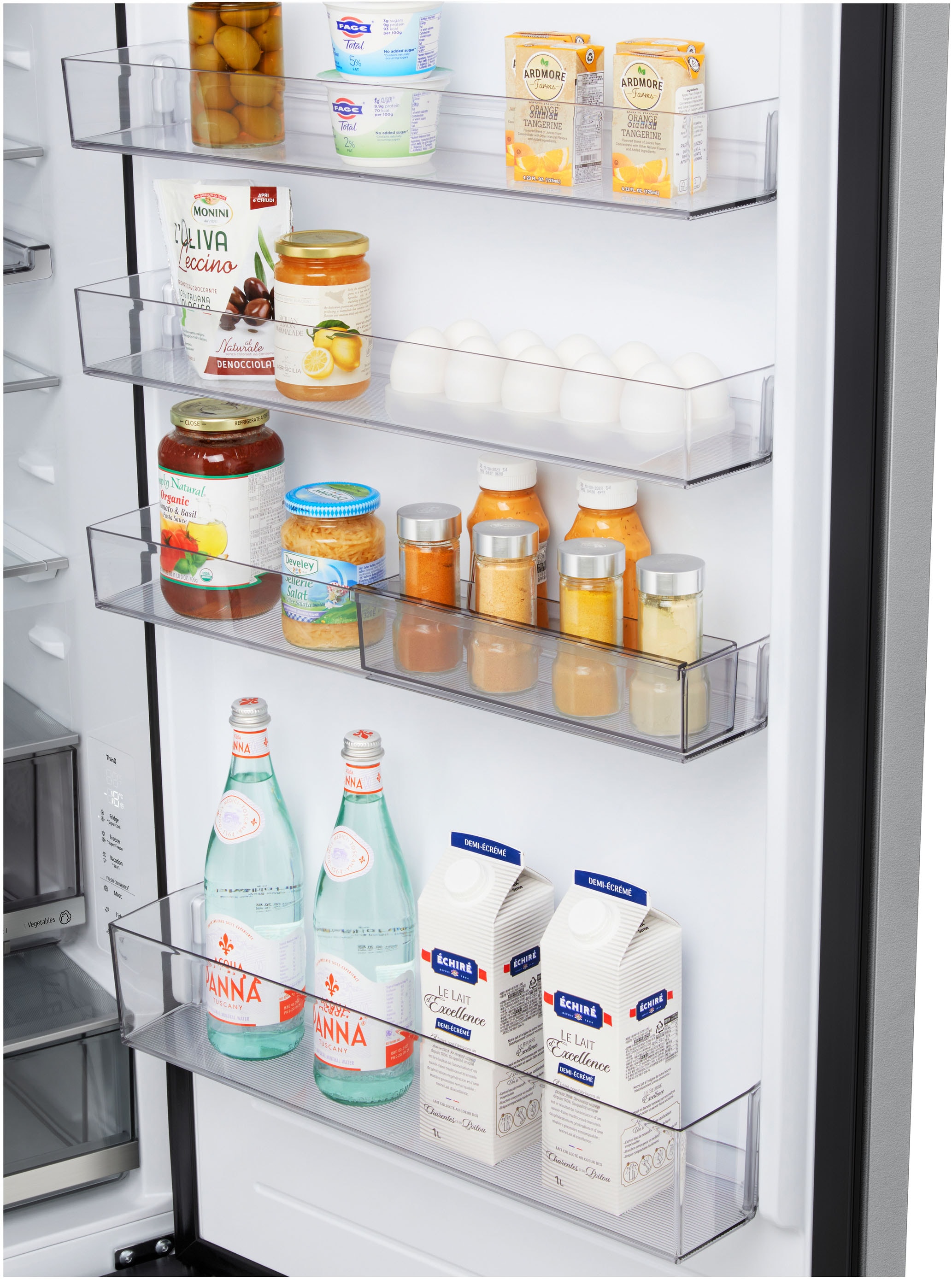 LG Kühl-/Gefrierkombination Serie 7 »GBBW726AMB« 203 cm hoch 69,7 cm breit Vollintegrierbarer Kühlschrank dank frontaler Luftzufuhr und Abluft