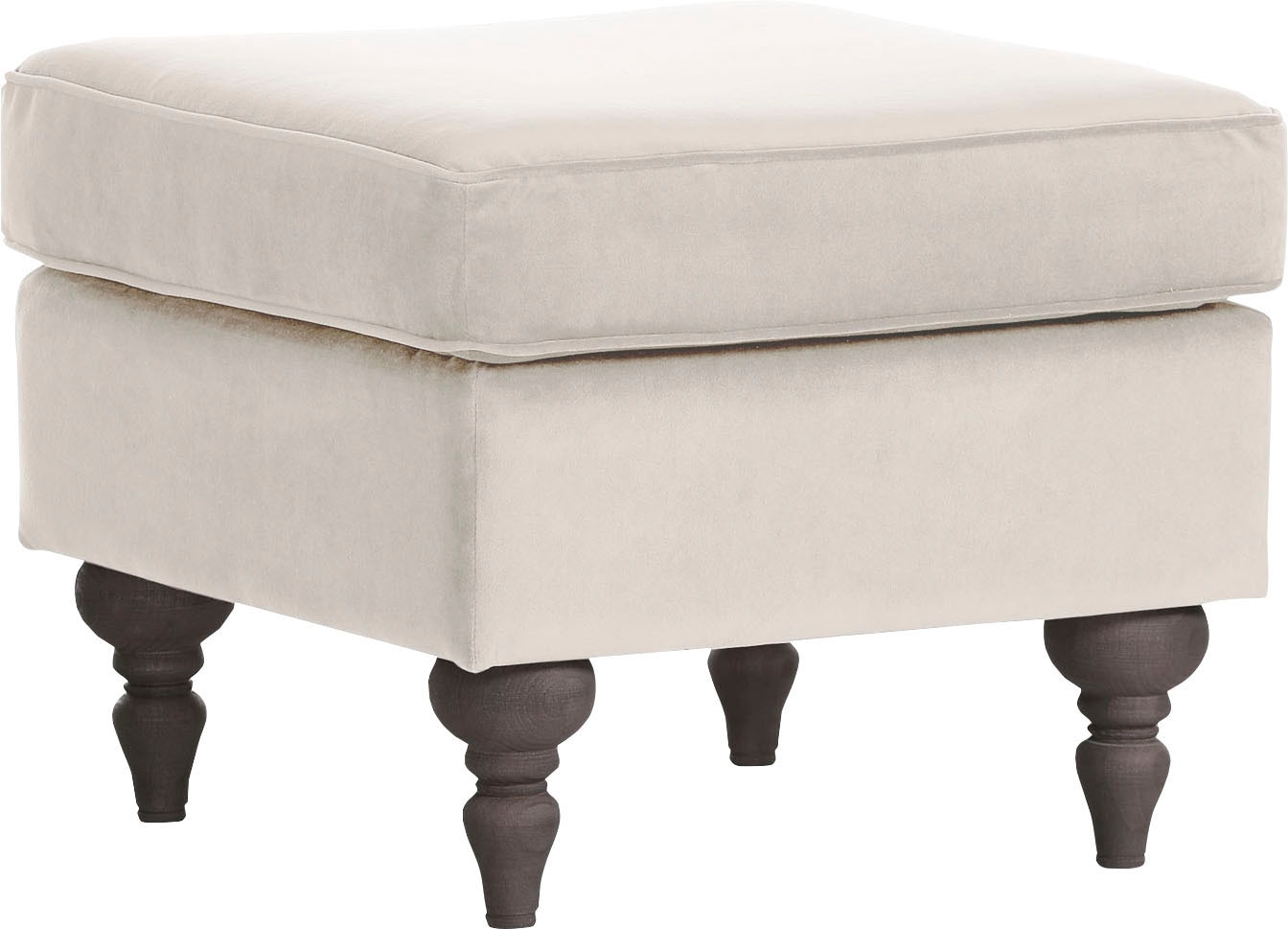 Hocker   Cozy ¦ beige ¦ Maße (cm): B: 55 H: 44 T: 55 Polstermöbel > Hocker günstig online kaufen