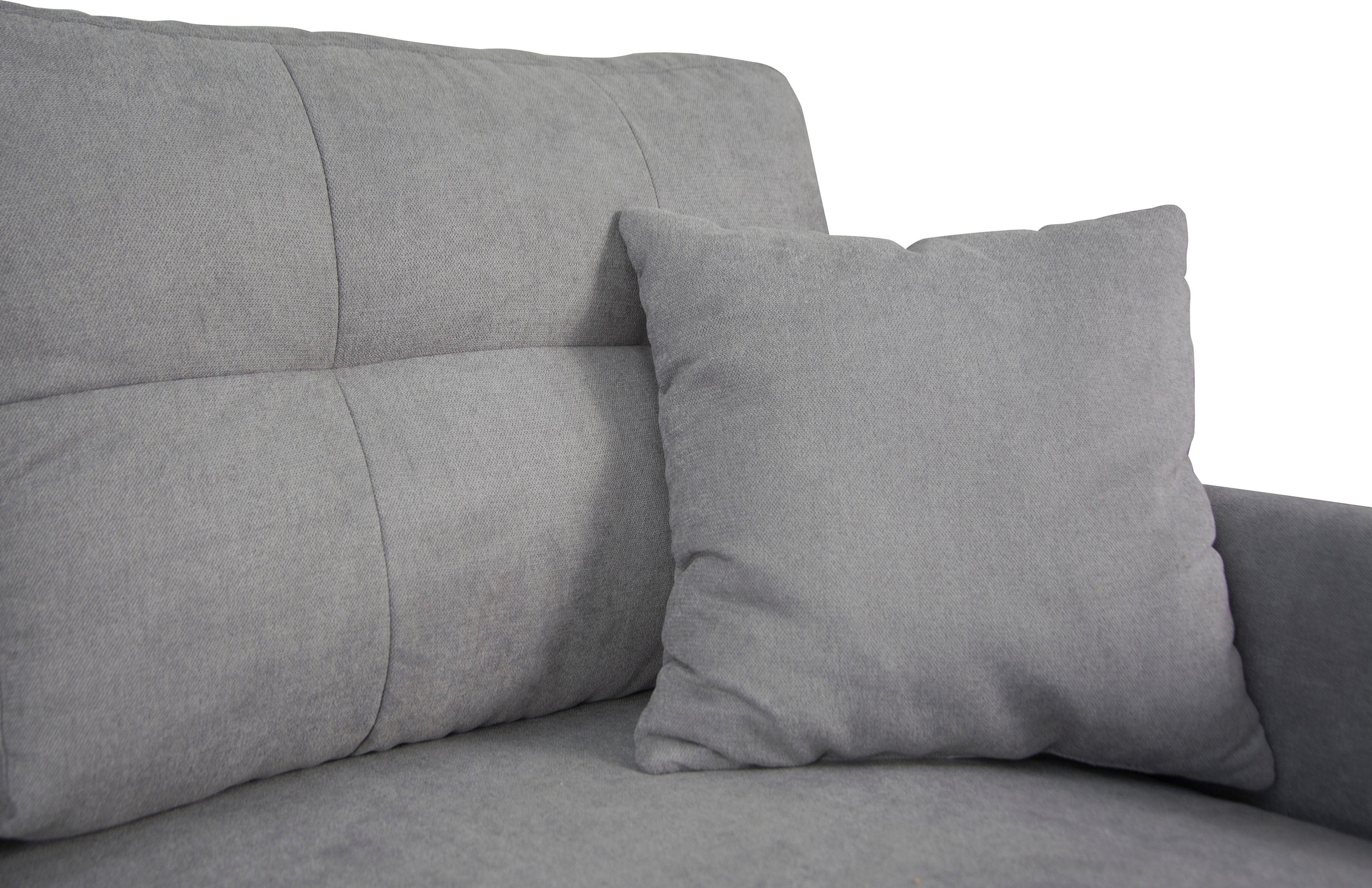 Home affaire 2-Sitzer »TRIPLO mit Wellenunterfederung, Maße B/T/H: 165/100/89 cm«, Sofa mit Steppung im Rückenbereich, incl. Rückenkissen und Zierkissen