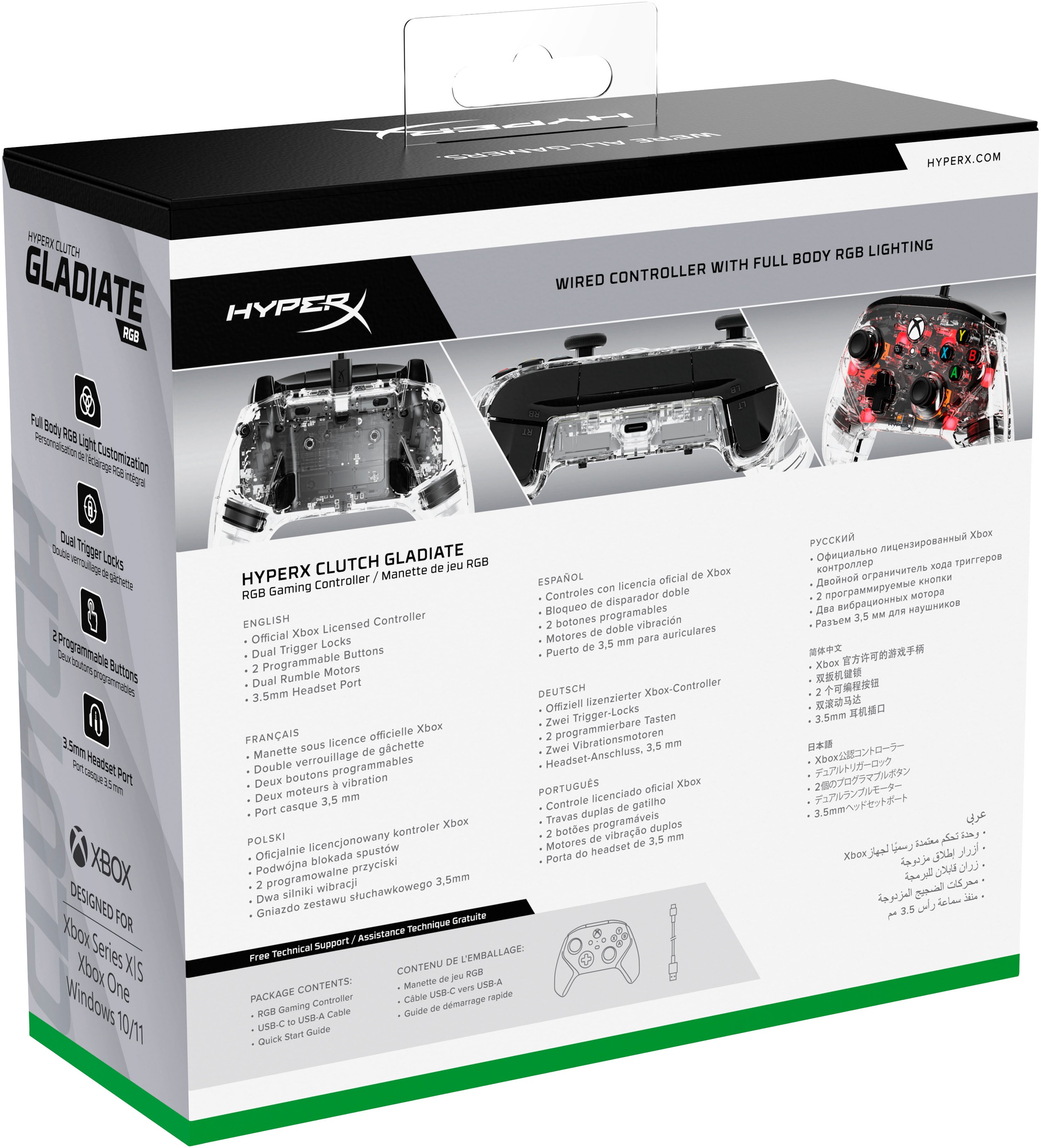 HyperX Gaming-Controller »Clutch Gladiate RGB«