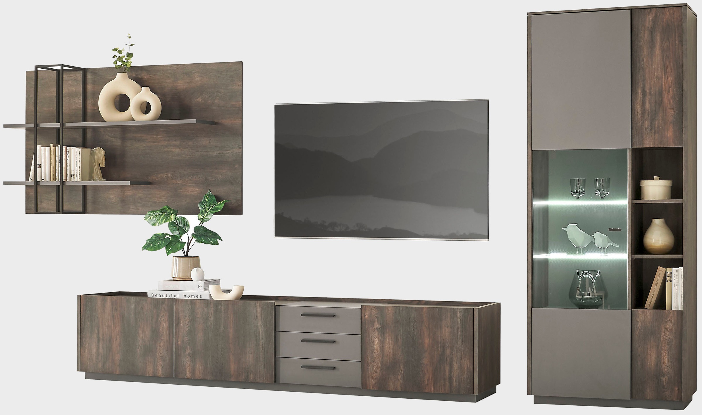 INOSIGN Schrank-Set »LARGO«, (Set, 3 St.), mit Soft-Close-Funktion günstig online kaufen