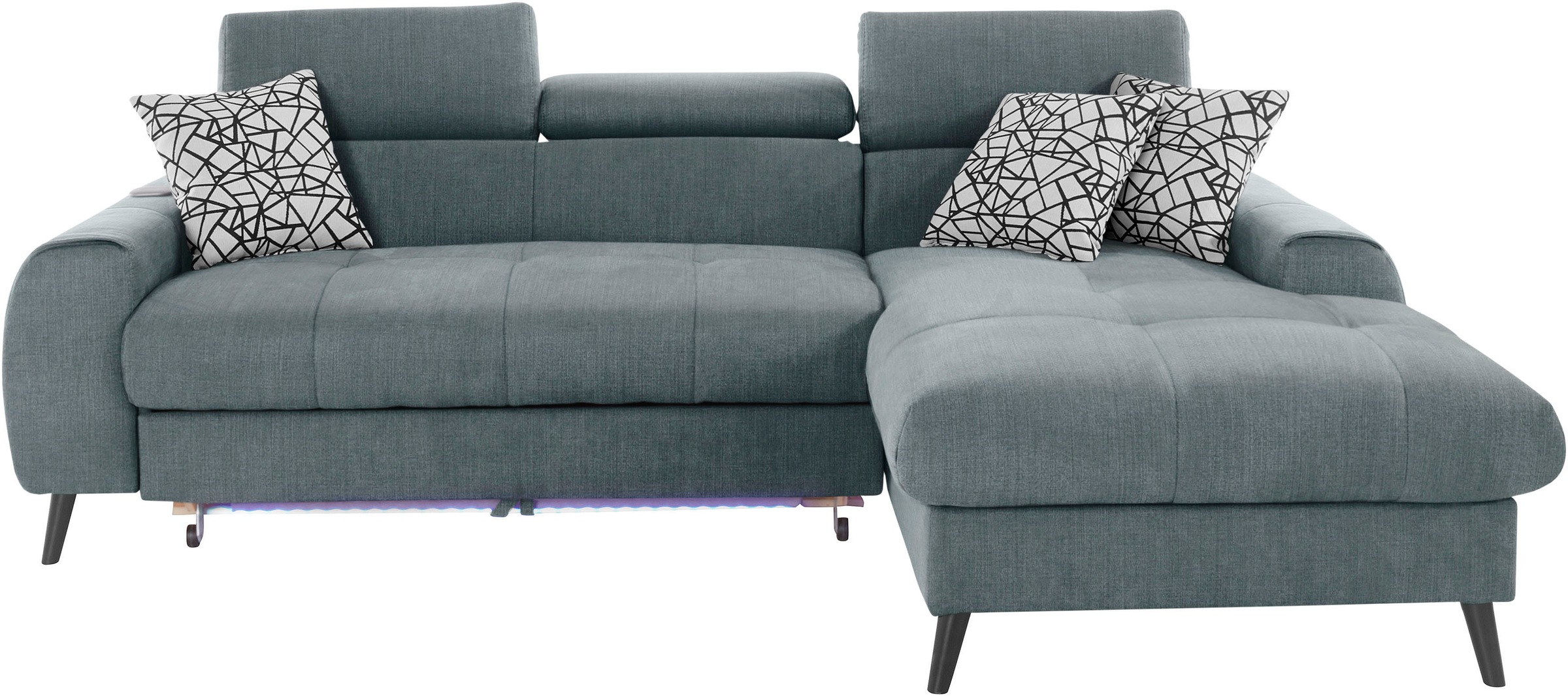 COTTA Ecksofa "Mia L-Form", 3-tlg.-Kissen-Set, Recamiere, wahlweise mit ode günstig online kaufen