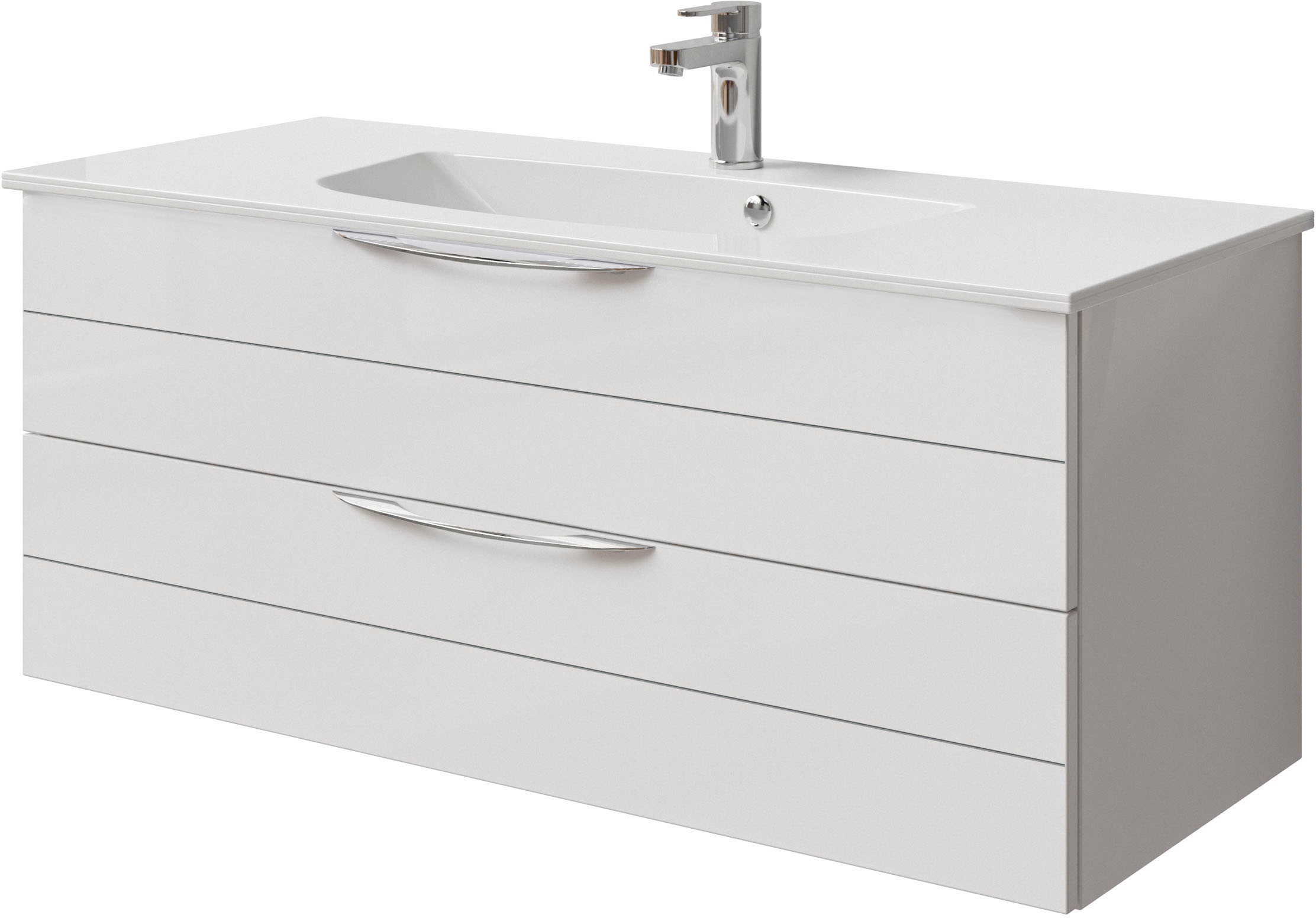 Saphir Waschtisch »Serie 6025 Mineralmarmor-Waschtisch mit Unterschrank, 11 günstig online kaufen