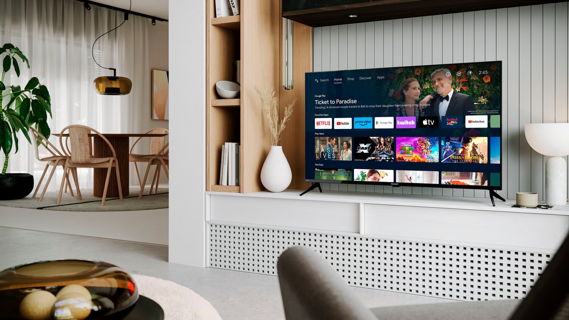 Sharp LED-Fernseher »2T-C43FHx«, Full HD, Android TV-Smart-TV