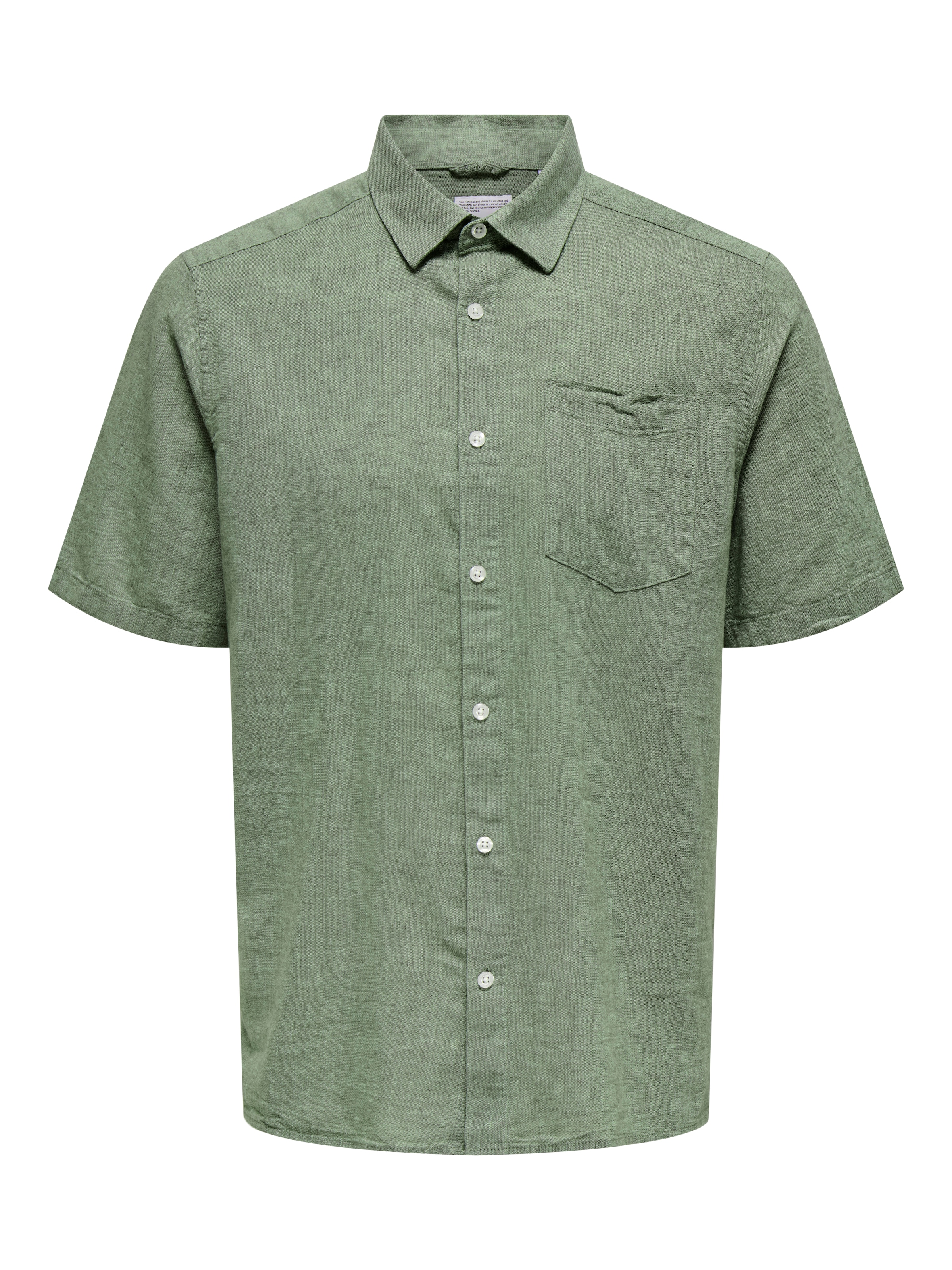 ONLY & SONS Kurzarmhemd »ONSCAIDEN LIFE REG SS 1 PKT SHIRT«