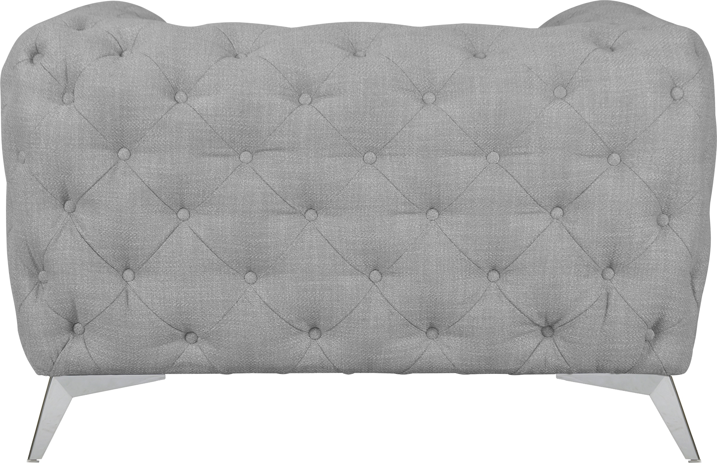 Leonique Chesterfield-Sessel »Glynis Sessel«, aufwändige Knopfheftung, moderne Chesterfield Optik, Fußfarbe wählbar