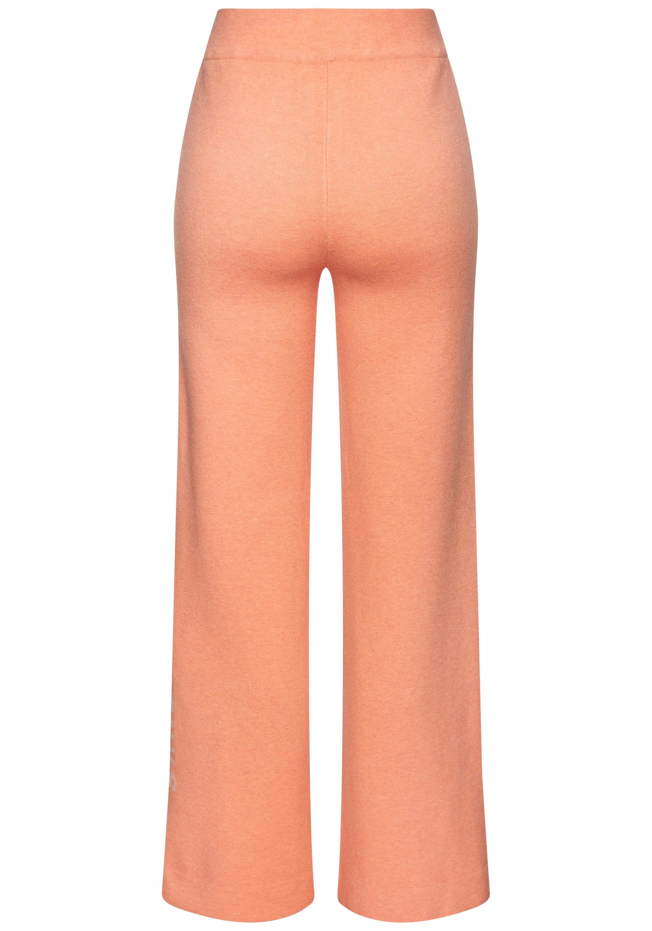 Elbsand Strickhose  mit weitem Bein und eingestricktem Logo, Loungewear