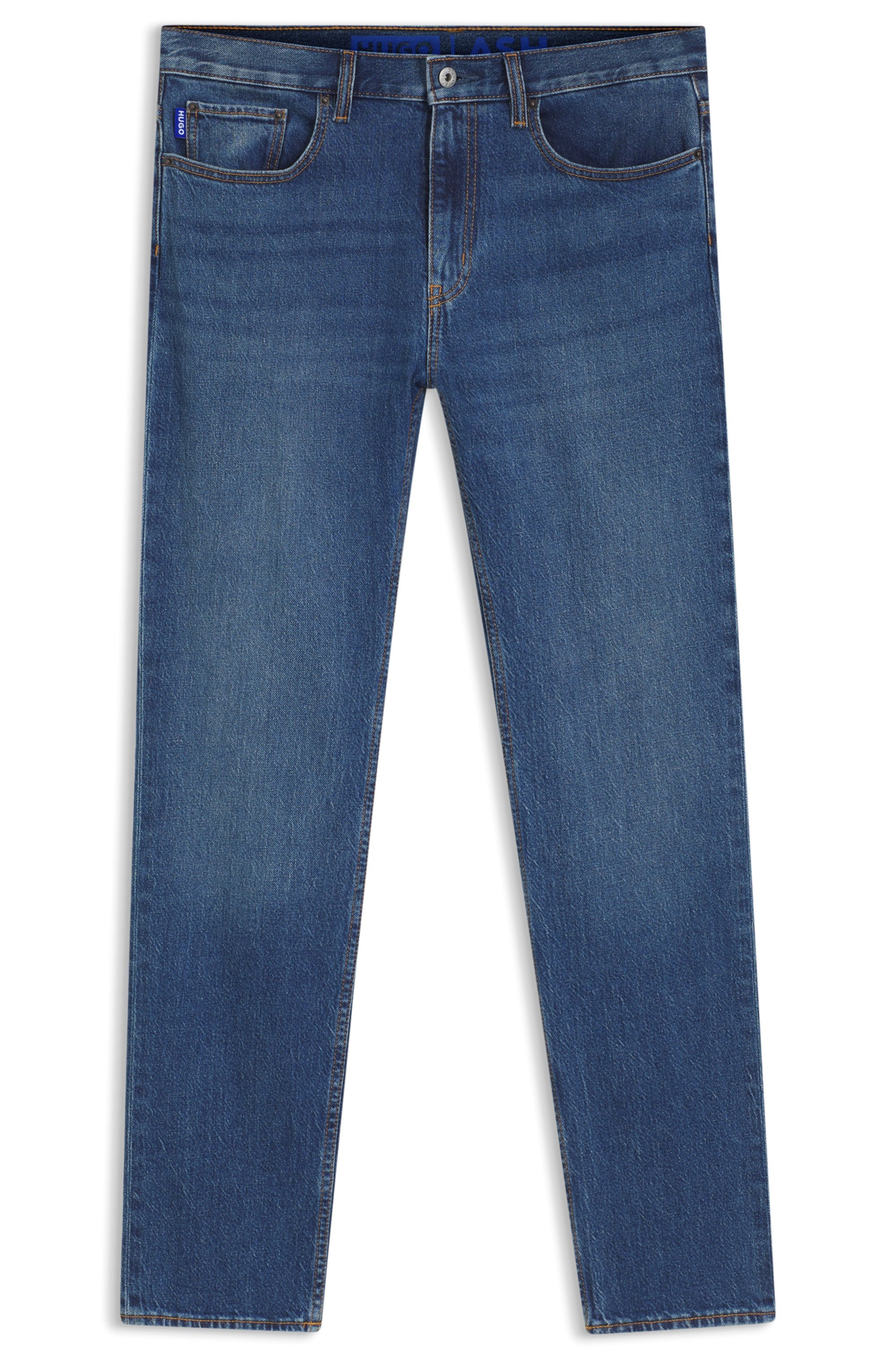HUGO Blue Slim-fit-Jeans »Ash«, mit Stone-washed-Finish