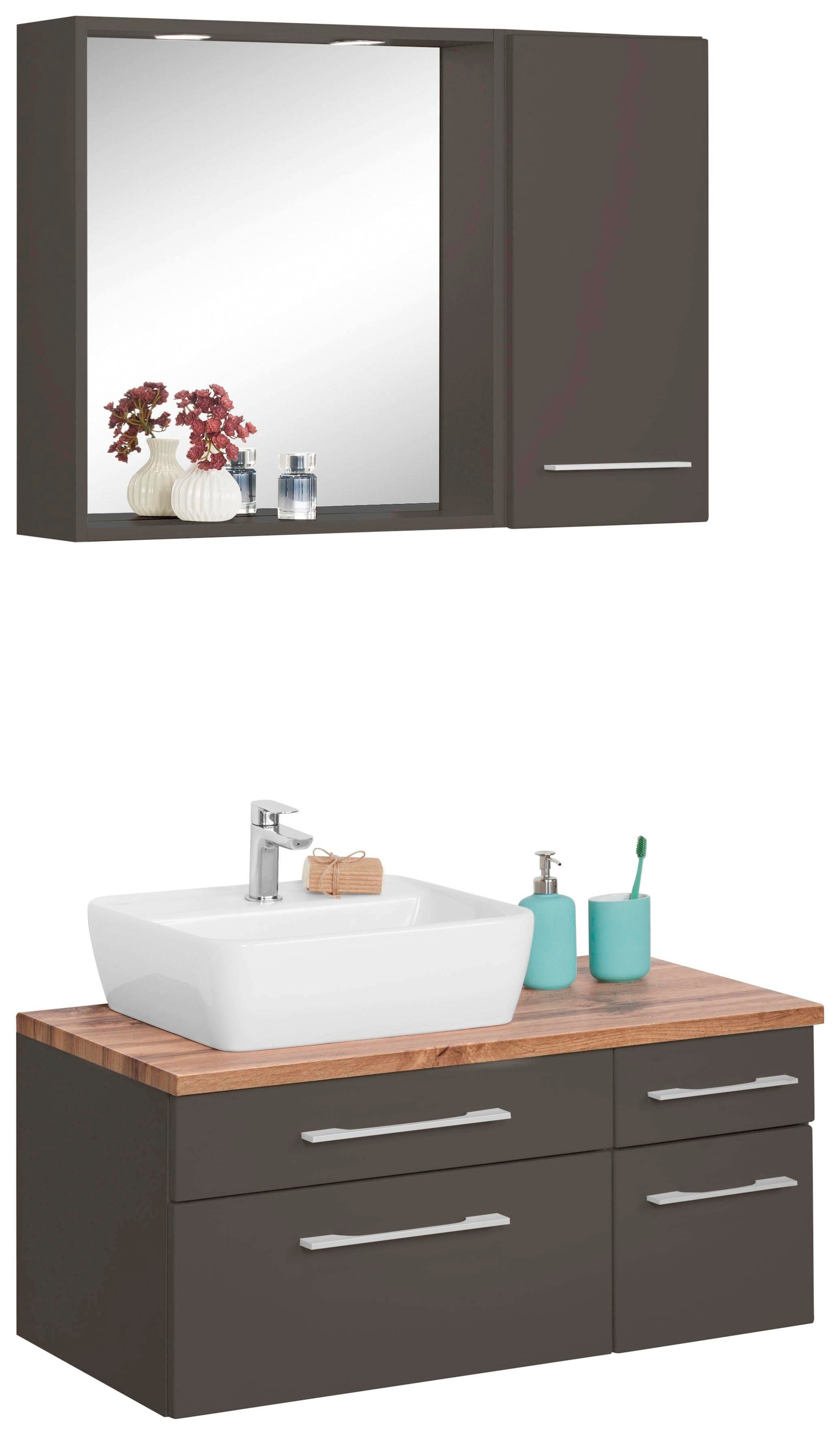 welltime Badmöbel-Set »Davos« 3 Stk. tlg. günstig online kaufen