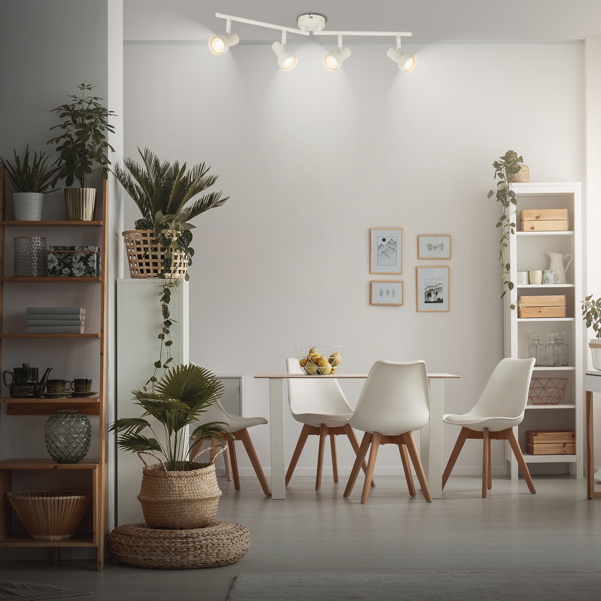 Briloner Leuchten LED Deckenspots »TAPP« GU10 1 Stk. 60,5x13,5 cm, Wohnzimmer, Schlafzimmer, Flur, Büro